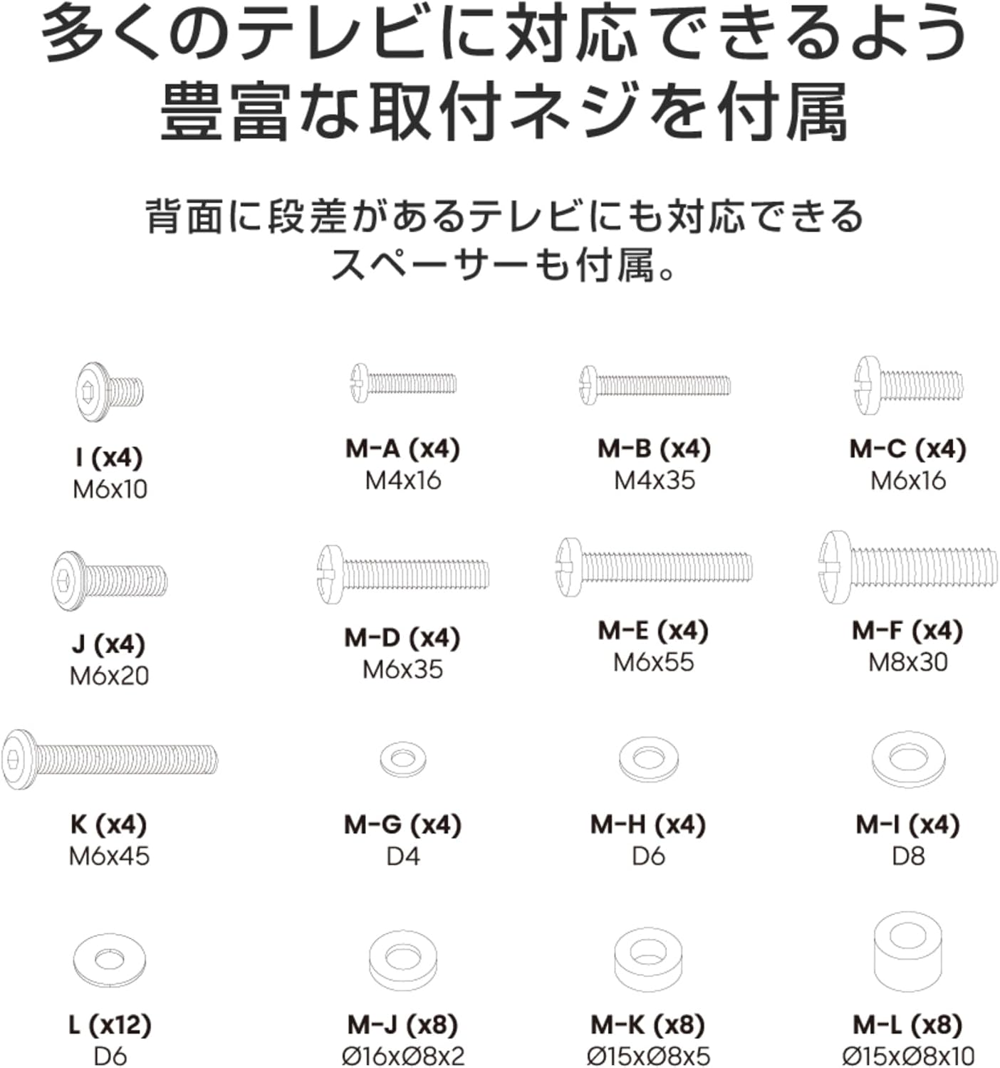 Detalle de グリーンハウス GH-TVSCM-BK テレビスタンド 32~65インチ対応 高さ・左右角度調整