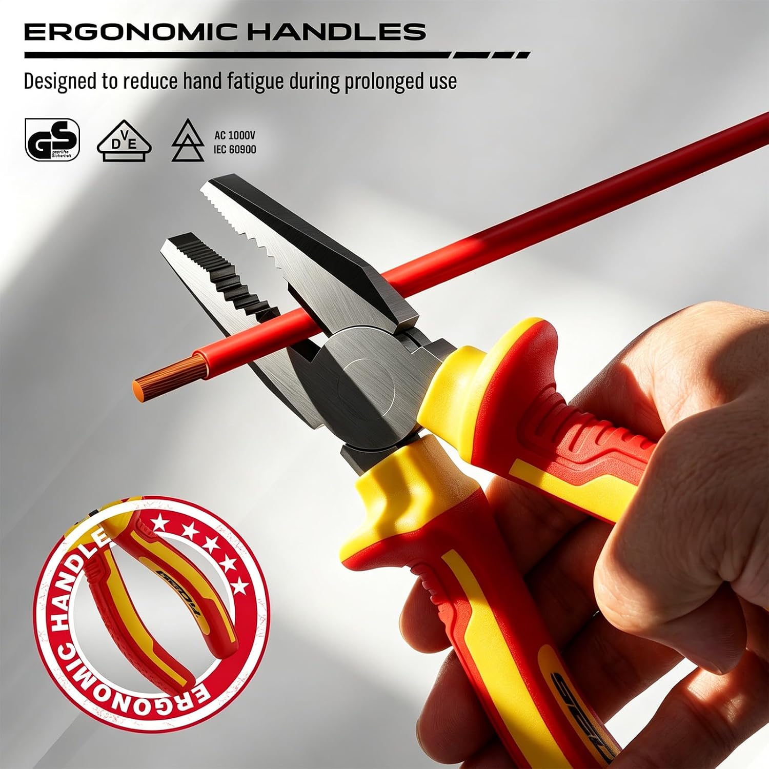 Detalle 2 de SEDY 87069 18-Piece Insulated Electrician Tool Set, VDE/GS, 1000V