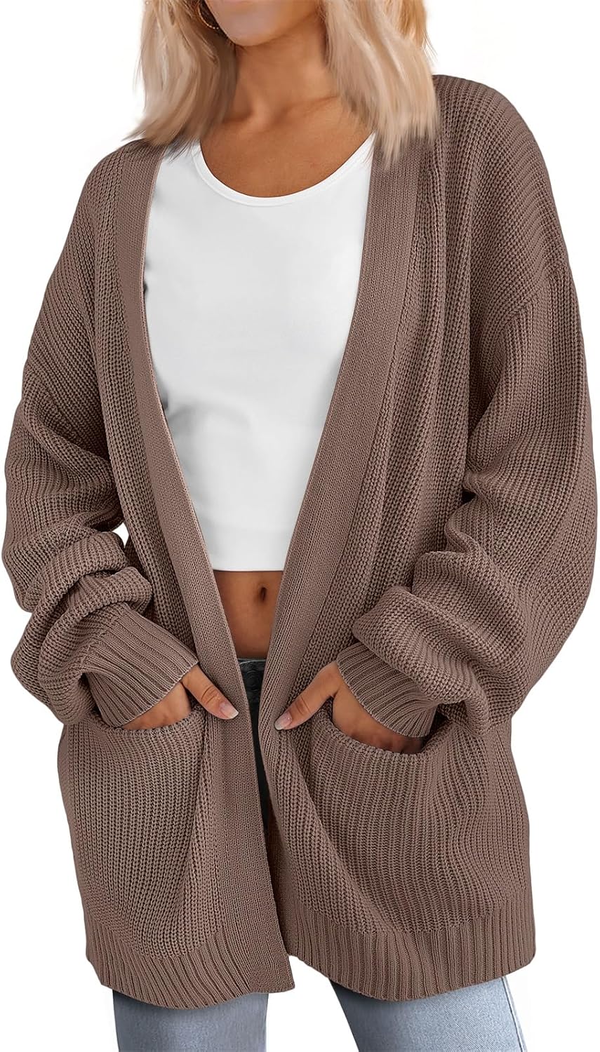 Thumbnail 6 de LILLUSORY Oversized Womens Cardigan with Pockets
