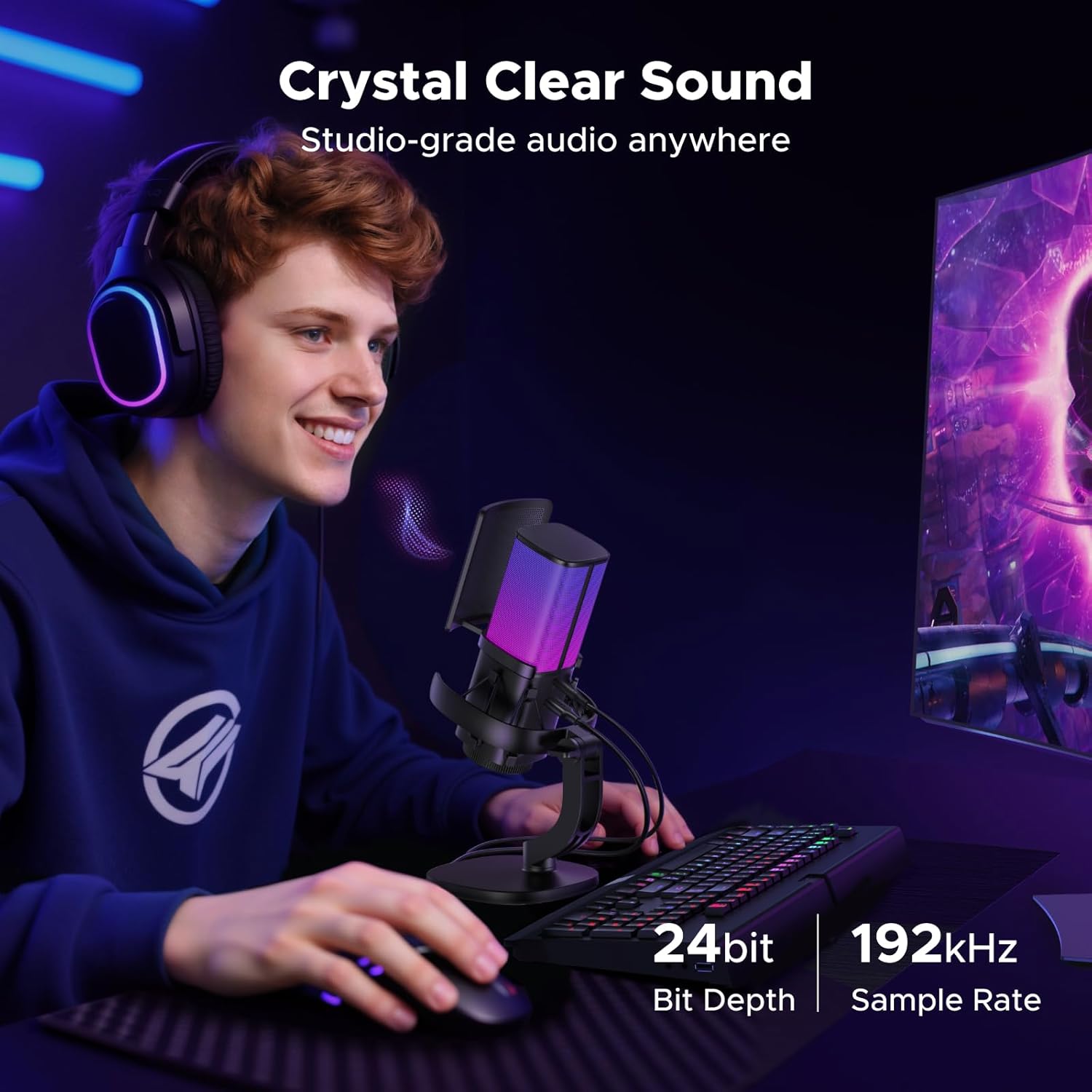 Thumbnail 1 de UGREEN USB Gaming Microphone 96kHz/24bit