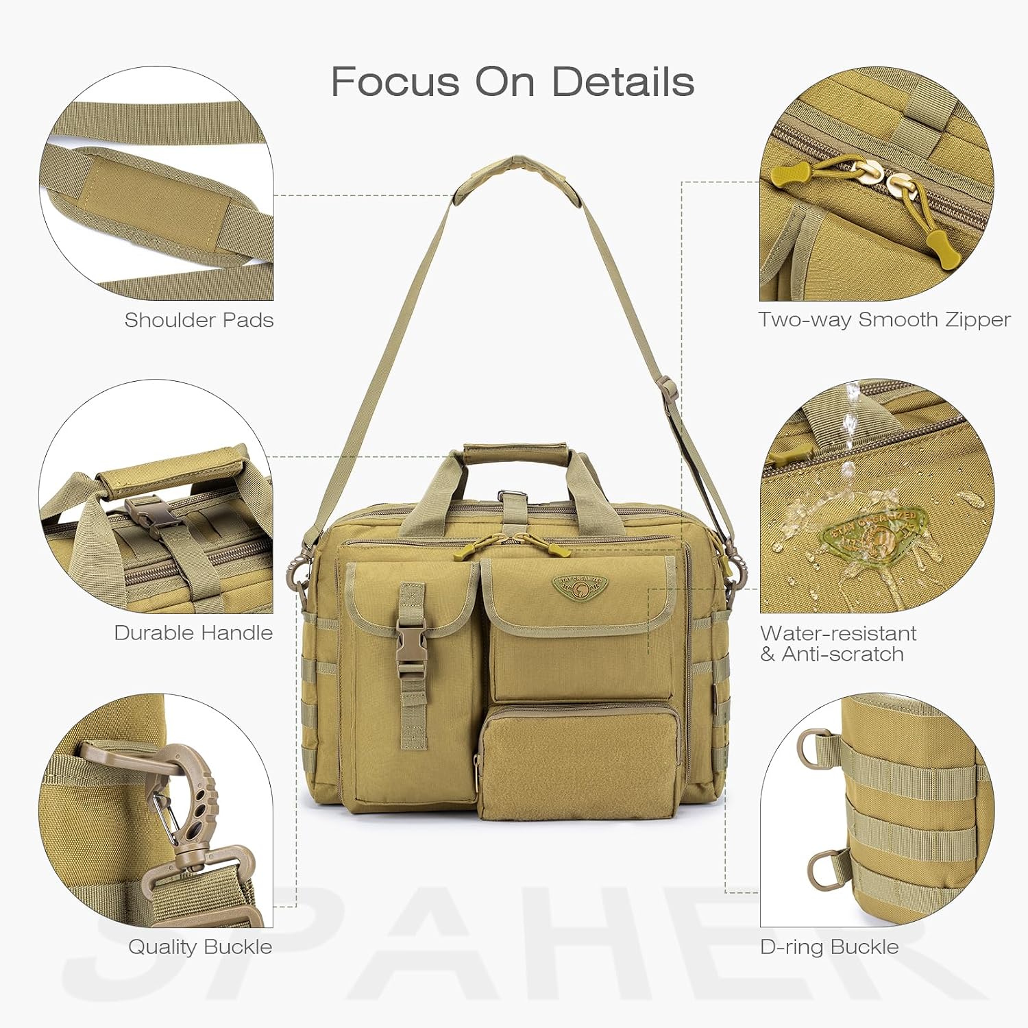 Detalle 2 de SPAHER Borsa Porta PC 15,7" Ventiquattrore
