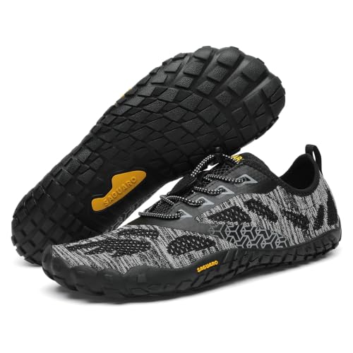 Detalle de SAGUARO Barefoot: Zapatillas Minimalistas para Hombre y Mujer, trail running, con suela antideslizante y diseño de cinco dedos