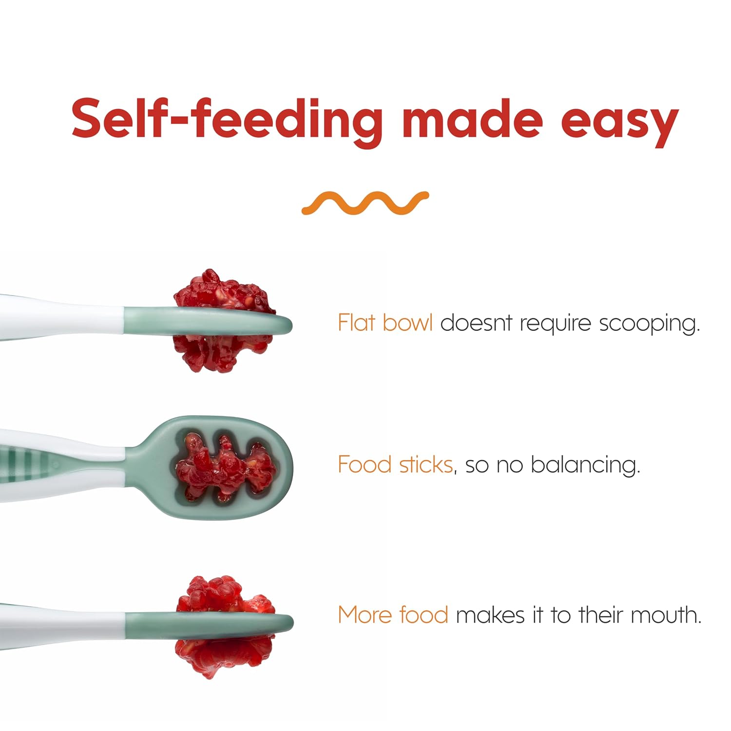 Thumbnail 2 de NumNum Baby Spoons Set: BLW Pre-Spoon GOOtensils, 6-Pack Rainbow