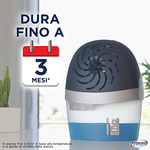 Detalle de Ariasana Aero 360 - Tab Agrumi Bipack (2x450g) e ricarica antiumidità: aria fresca e controllo muffe