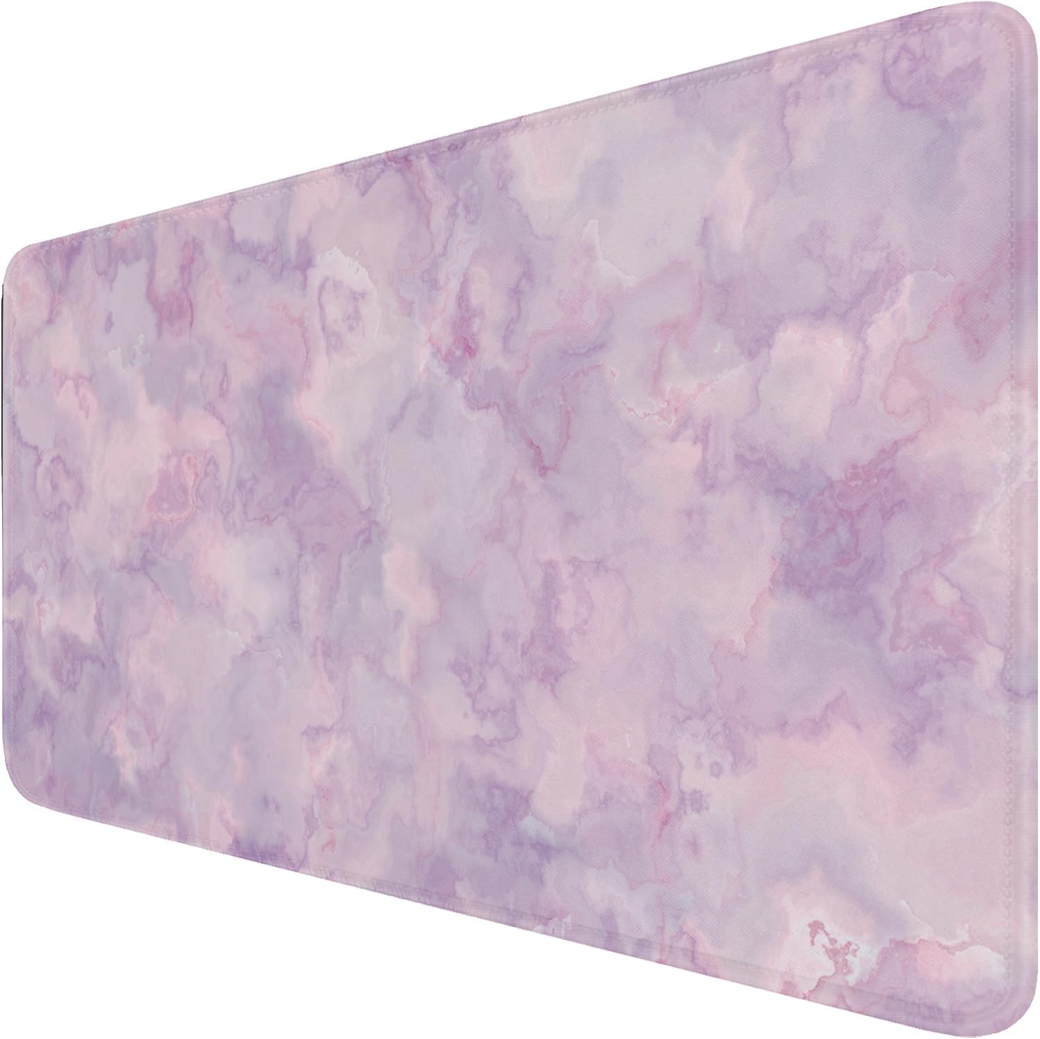 Detalle de Hsmienk AB-C020 Extended Gaming Mouse Pad, Waterproof, Marble Purple