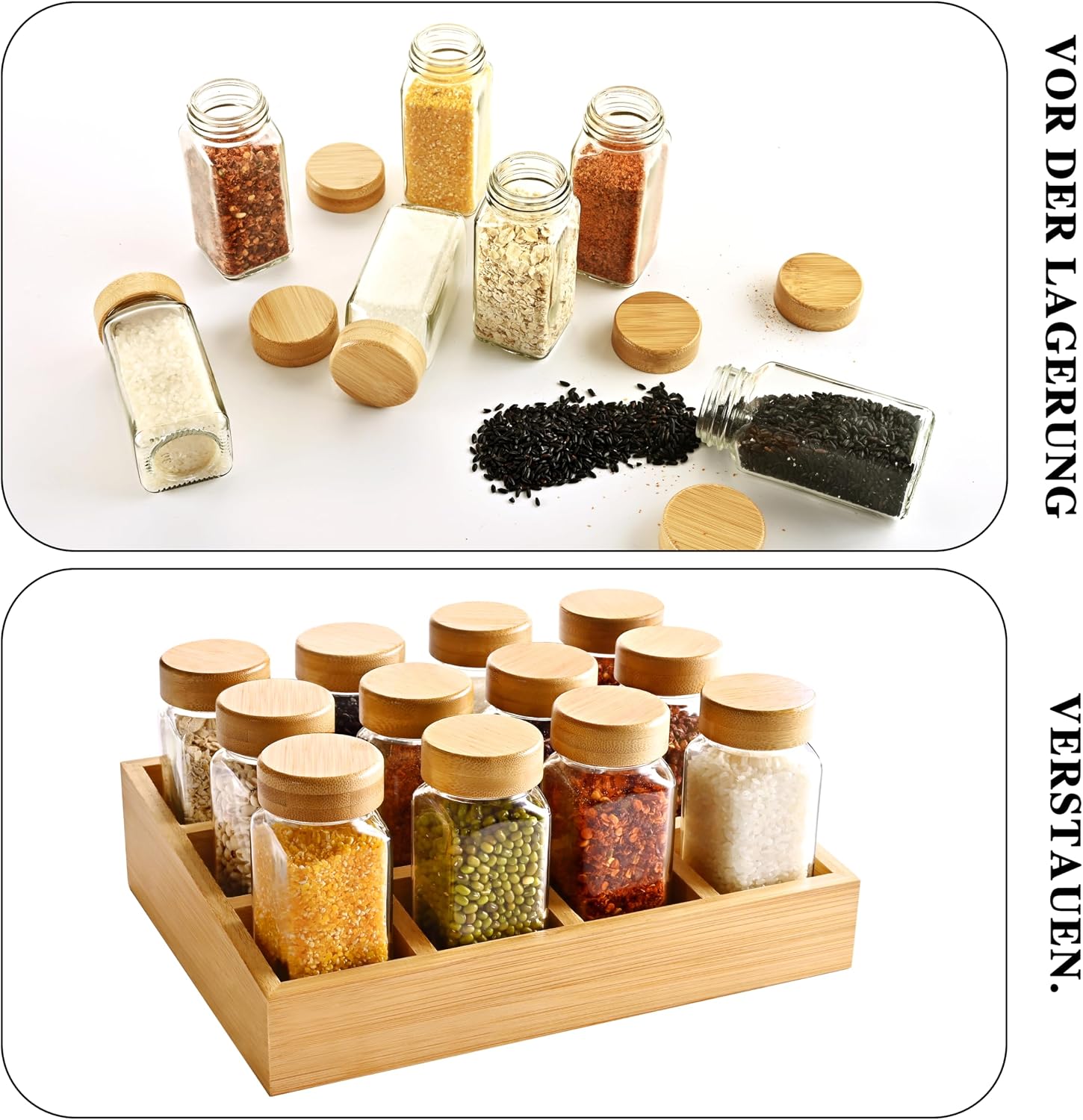 Detalle de DSUID Spice Rack with 12 Jars