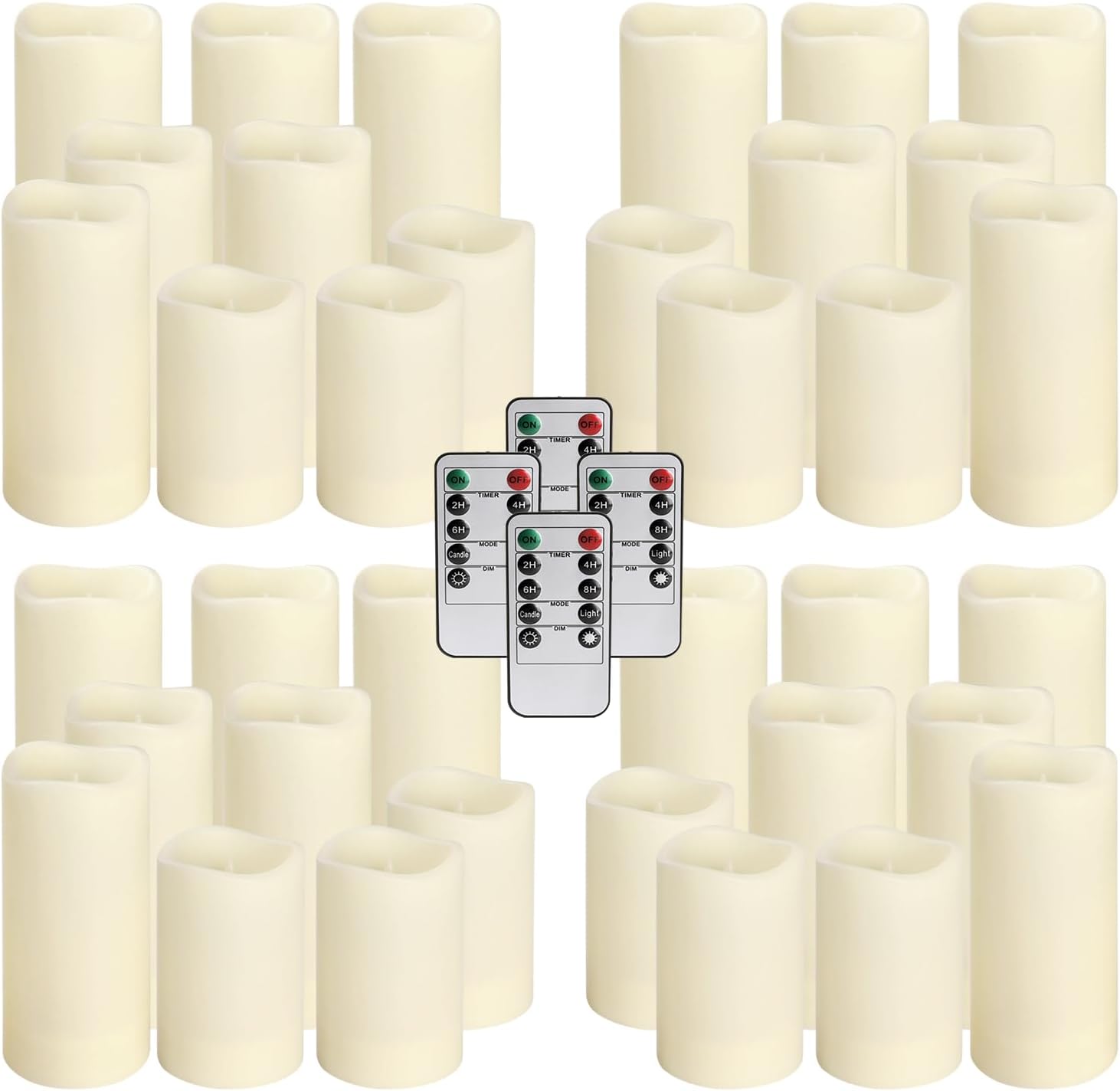 Detalle 2 de Aamdkcyu Flameless LED Candles, 36-Pack