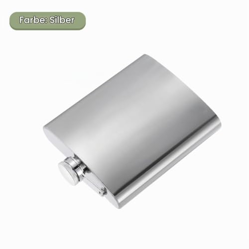 Detalle de QUARKZMAN Flachmann 500 ml Edelstahl – auslaufsicher, kompakt und zuverlässig für Outdoor-Aktivitäten