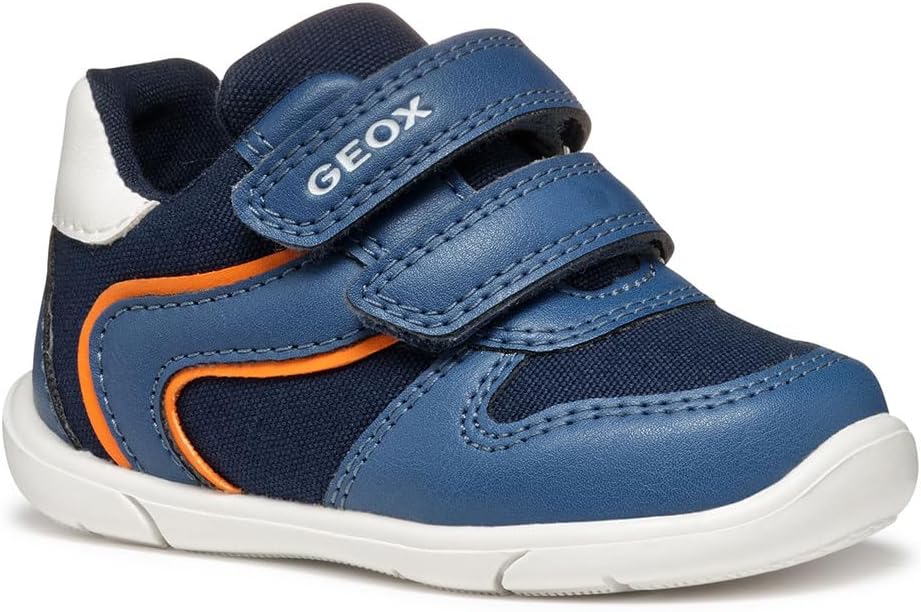 Detalle de Geox Mädchen B Zapito Girl ASneaker – Atmungsaktiver Sneaker für kleine Füße