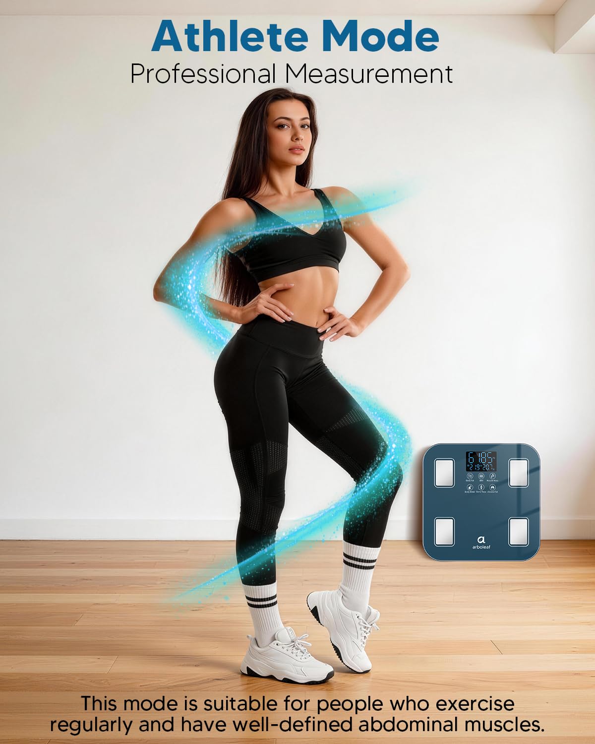 Thumbnail 6 de arboleaf Balance impédancemètre rechargeable – Pèse-personne connectée jusqu’à 180 kg
