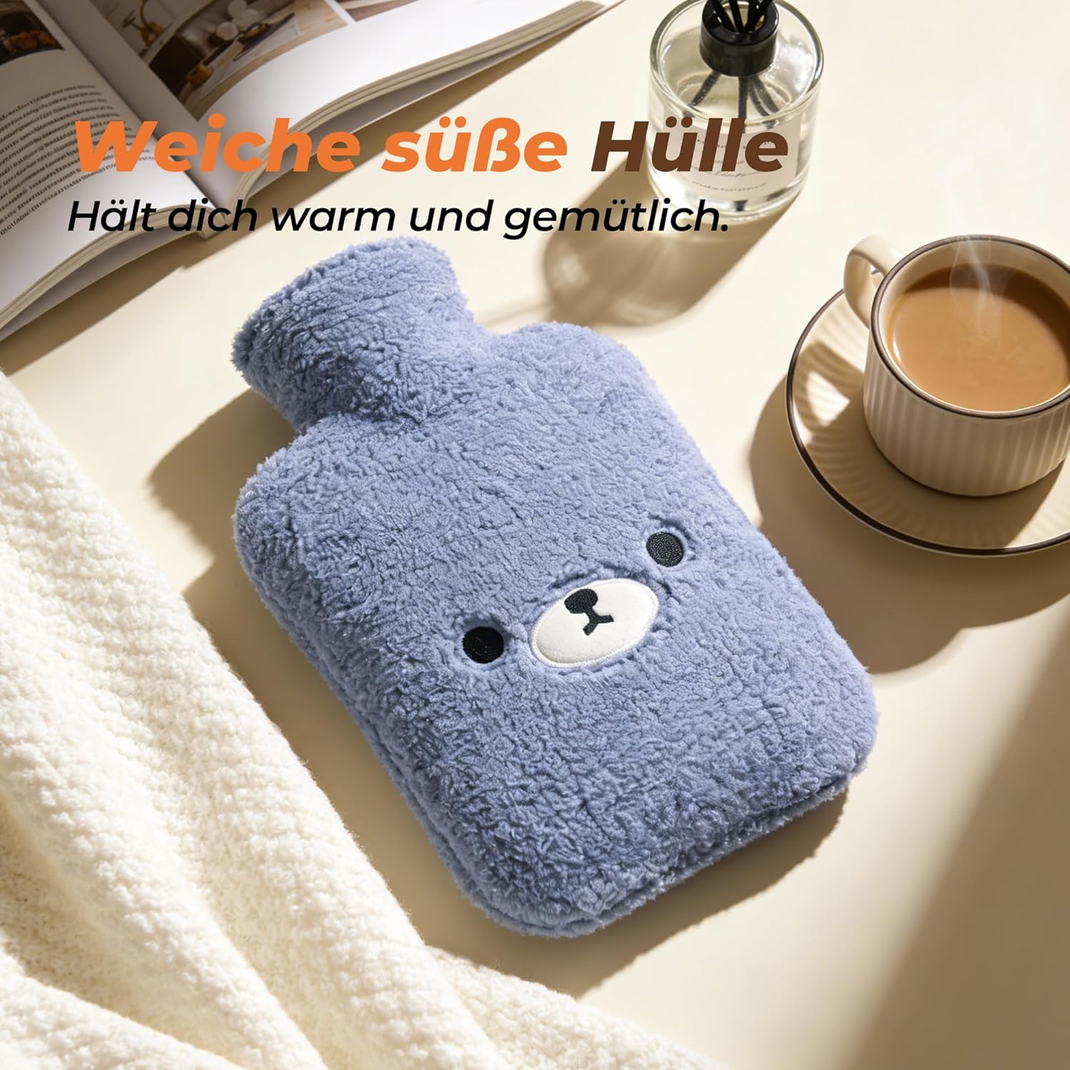 Thumbnail 6 de samply Wärmflasche 2 L Dunkelblauer Bär