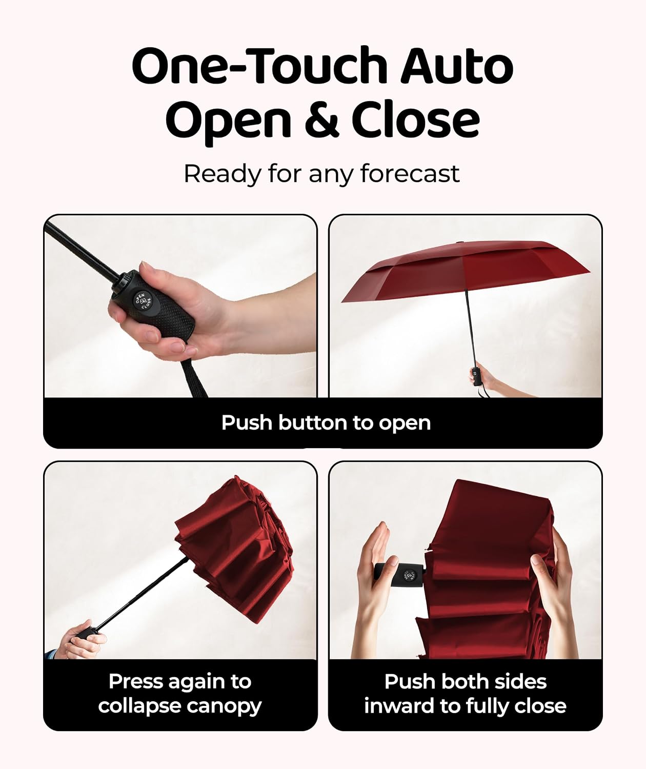 Detalle de Repel Travel Umbrella, 11-Inch Folded