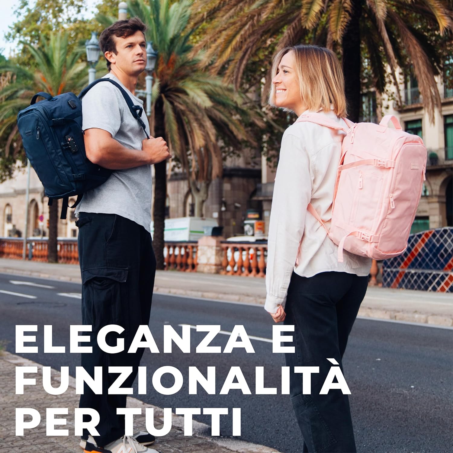 Thumbnail 6 de BidMamba Zaino Bagaglio a Mano 40x20x25 Blu Navy – 20L per Ryanair ed Easyjet
