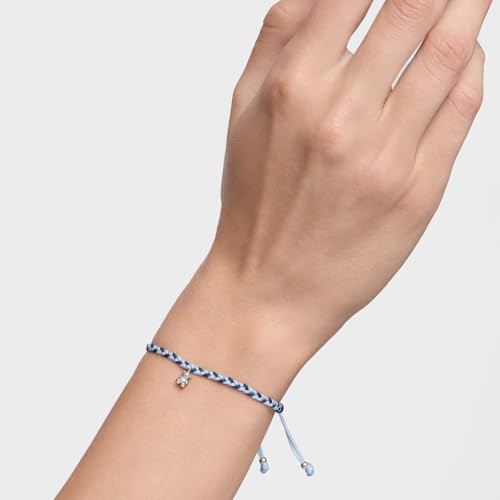Thumbnail 5 de TOUS pulsera de mujer Motivos con oso de plata de primera ley 925 y nylon azul, 17 cm