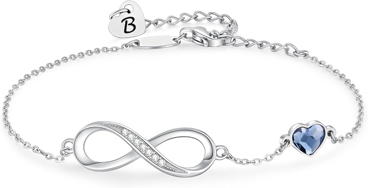 Detalle de Louisa Secret Bracelet Femme Argent 925 Infini Cœur Ajustable
