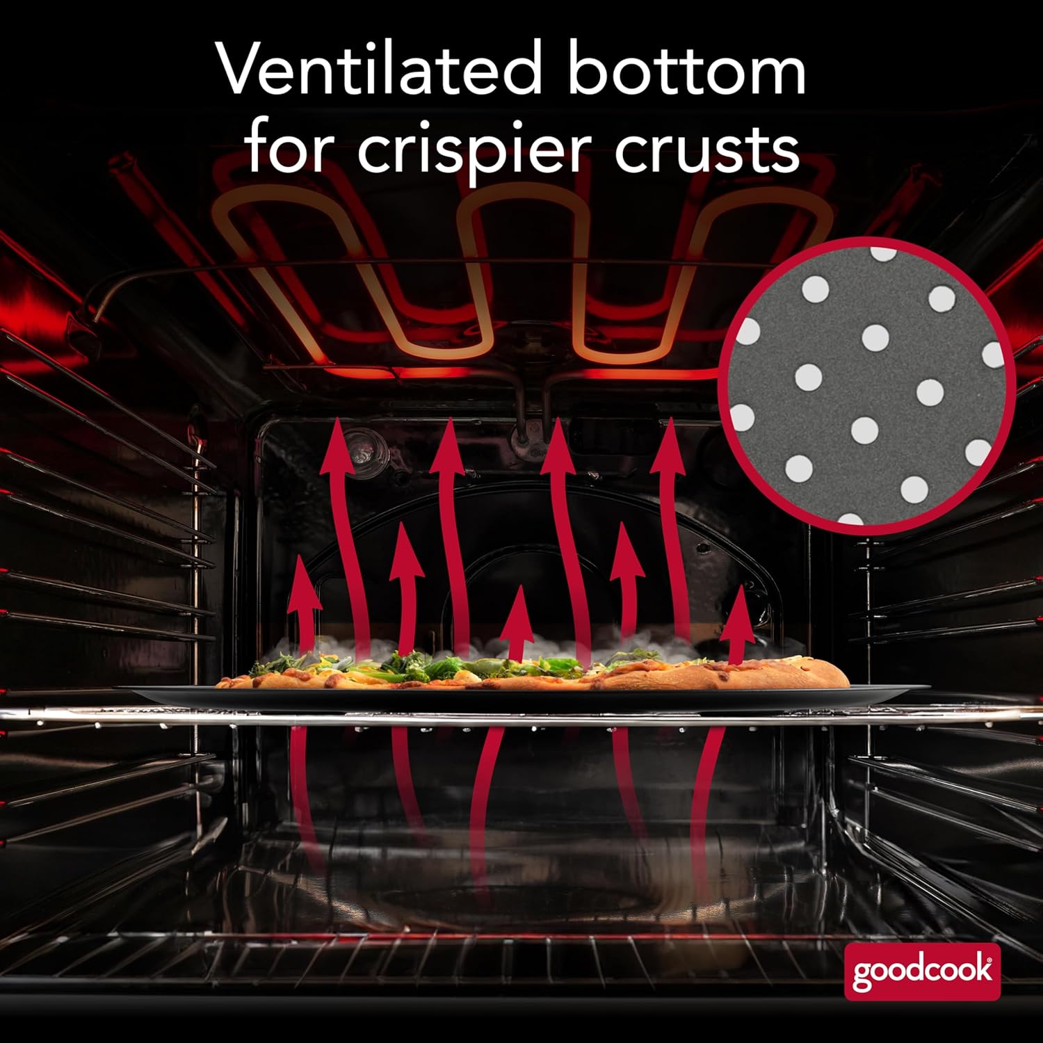 Thumbnail 2 de GoodCook AirPerfect 15.75-Inch Pizza Pan