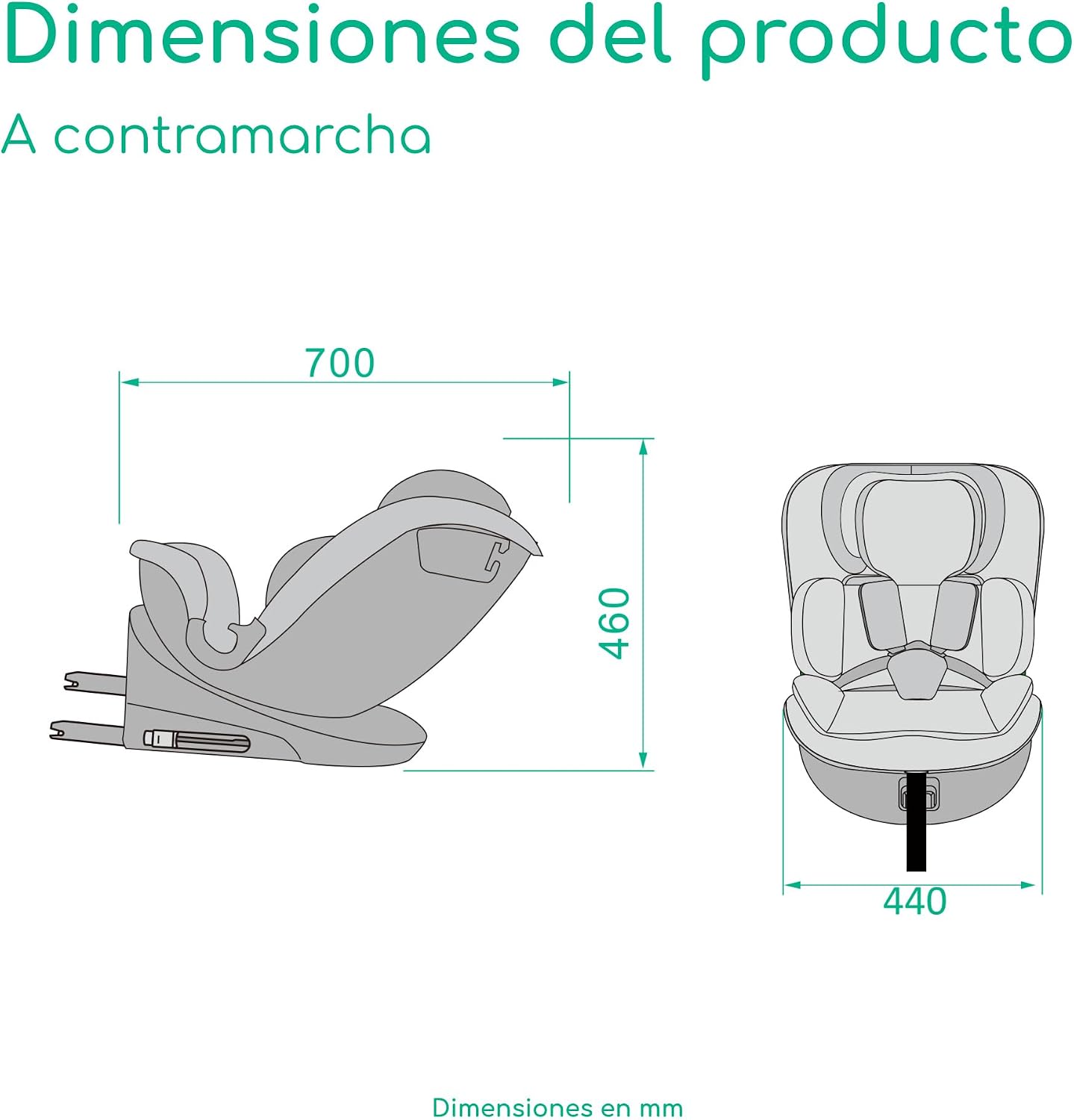 Thumbnail 5 de Bebeconfort RevolveFix 360 i-Size: seggiolino auto girevole 0-36 Kg, ISOFIX con Top Tether