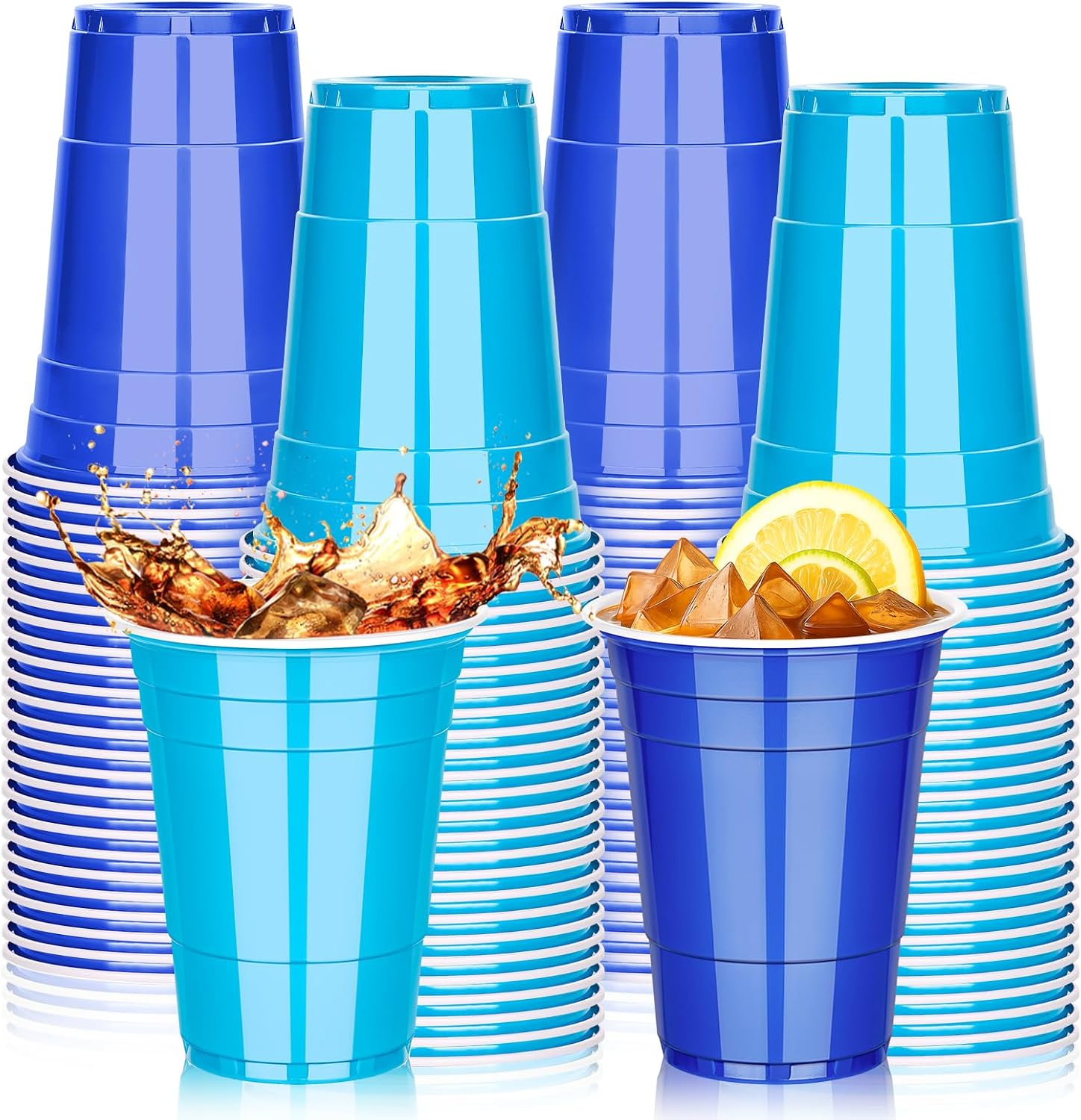 Detalle de KesaPlan Disposable Plastic Cups, 16 oz