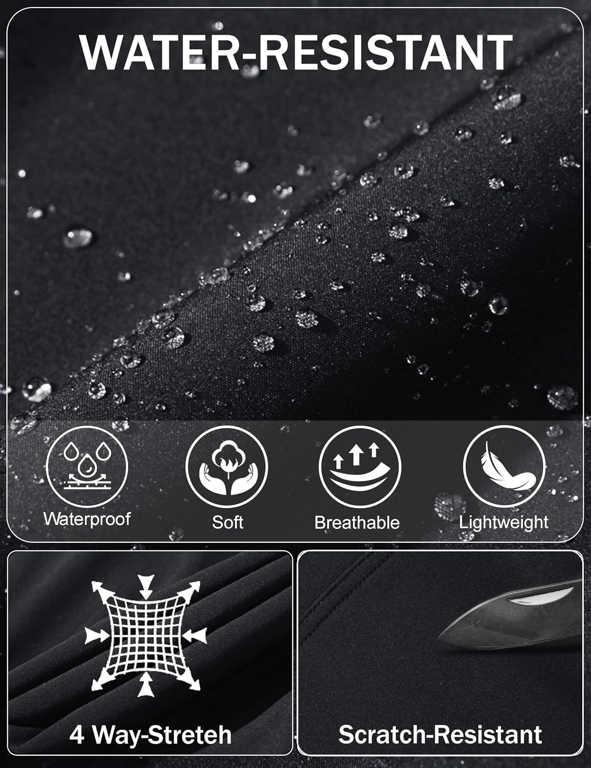 Detalle 2 de TACVASEN Waterproof Hiking Trousers