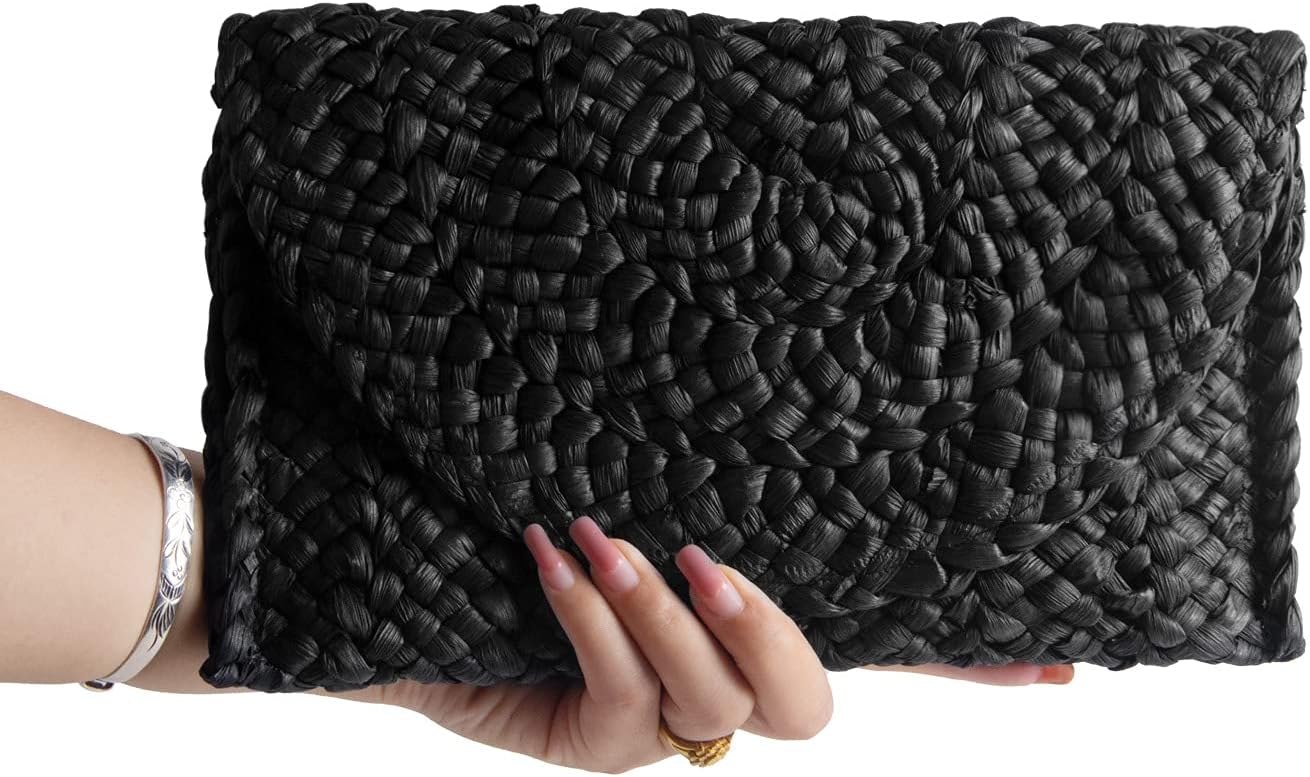 Detalle 2 de EVEOUT Handtasche Gewebtes Stroh 27,5 cm