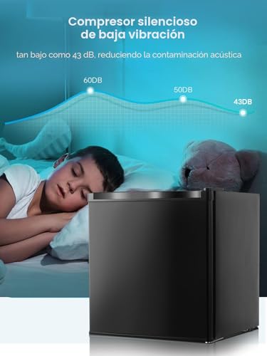 Thumbnail 7 de FOHERE 32L Mini Congelador Vertical -22°C, 4 Estrellas, Puerta Reversible, Silencioso y Ahorro Energético