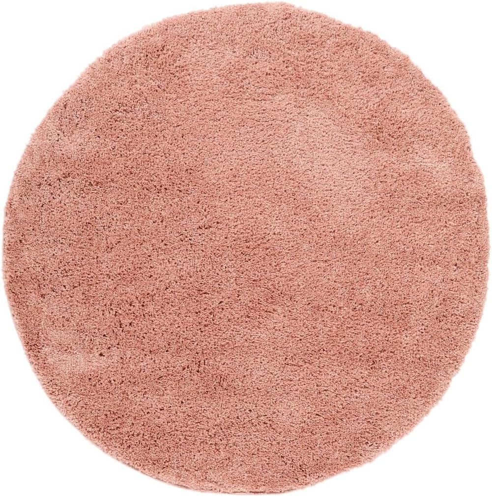 Detalle de RugVista Comfy Kids Rug Ø 250 cm Round Pink Medium-Pile Rug