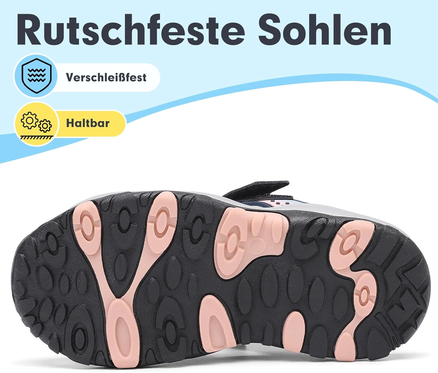 Thumbnail 3 de Mishansha Geschlossene Jungen Sandalen – Atmungsaktiv, Schnellverschluss und rutschfeste Sohlen, Größe 24–39