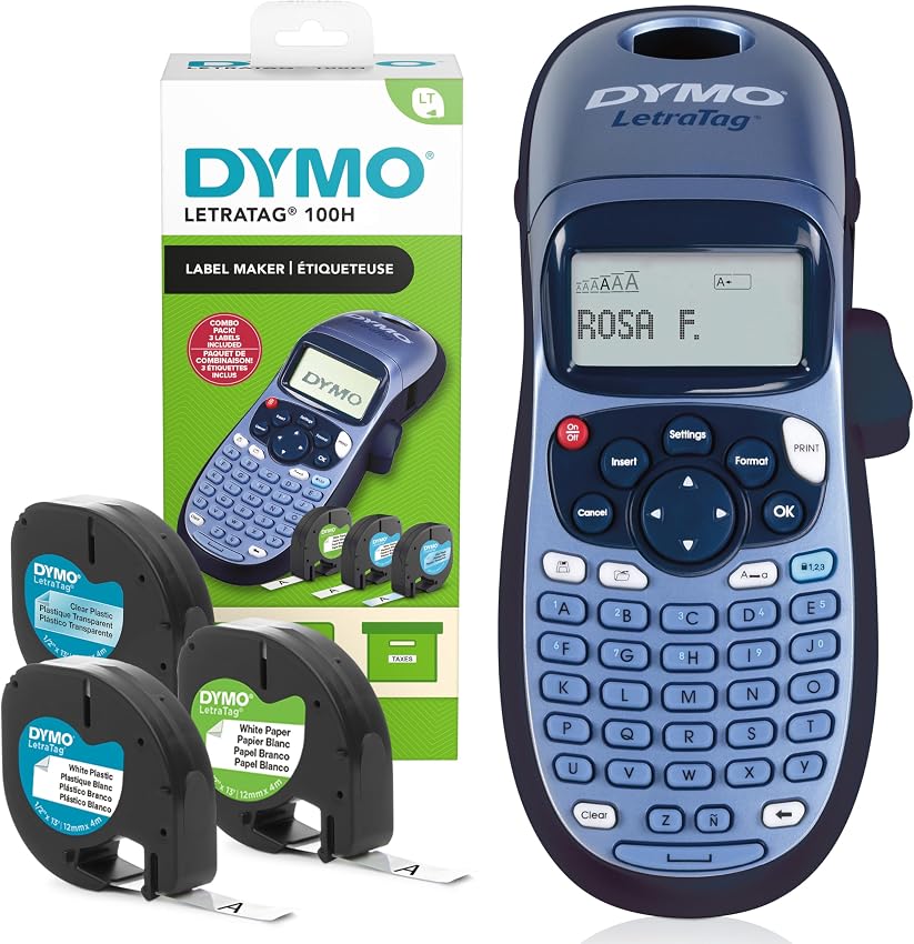 DYMO LetraTag LT-100H Impresora de etiquetas portátil 🎫