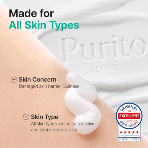 Detalle de PURITO Panthenol 10% Cream | Koreanische Barrierereparatur & Glow