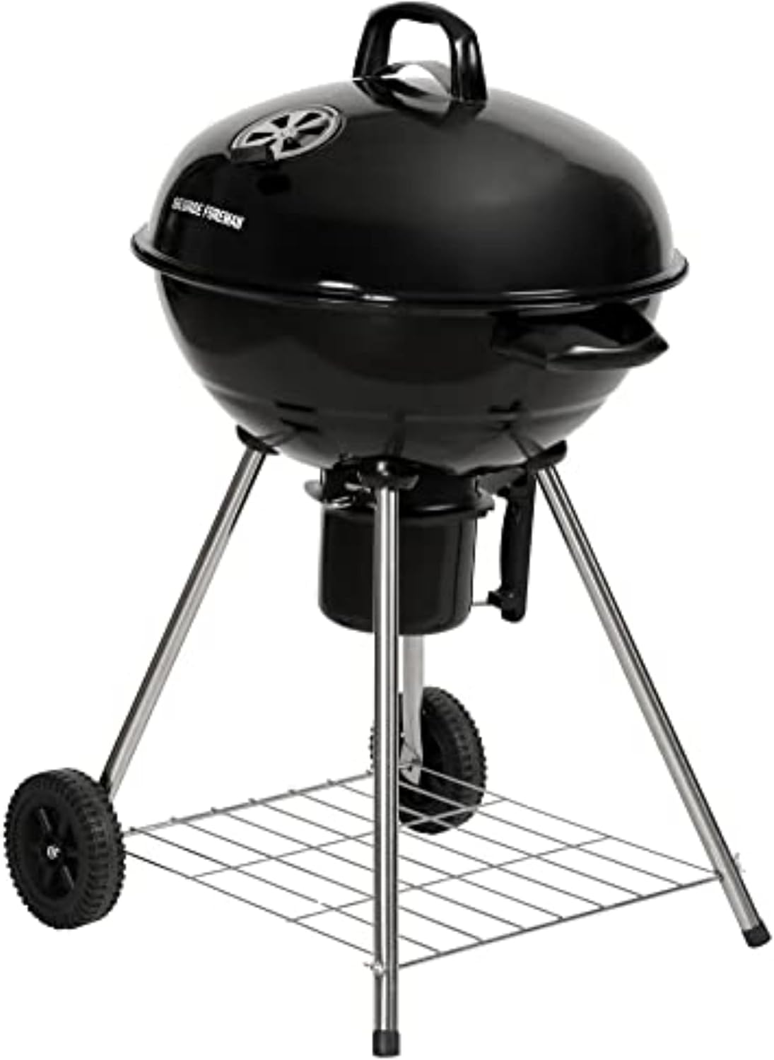 Detalle de George Foreman Portable Charcoal BBQ Round Kettle (47.5 cm) with Adjustable Vent & Integrated Thermometer
