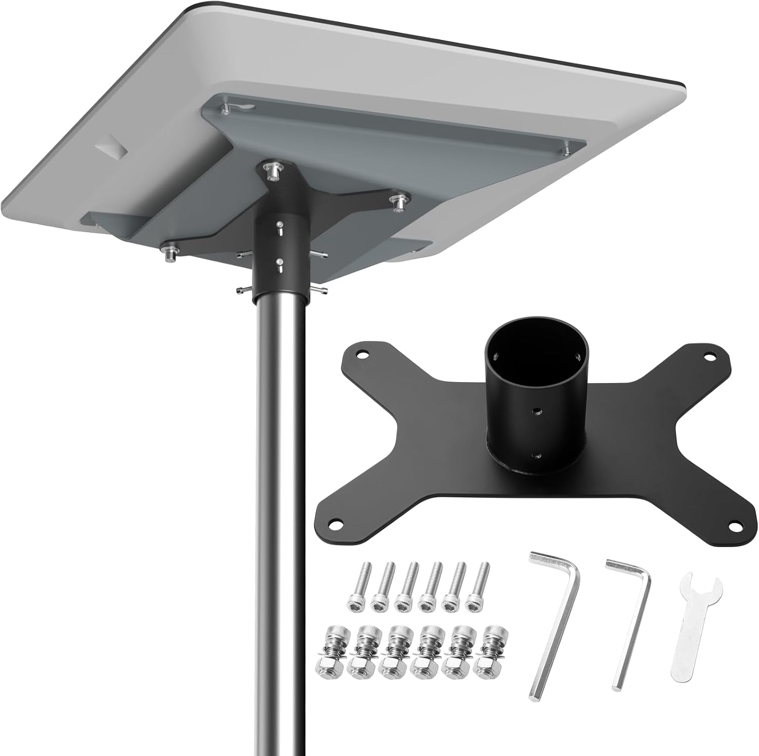 Detalle de Starlink Flat High Performance Pipe Adapter and Mounting Kit (TuoBak) for Starlink Antenna