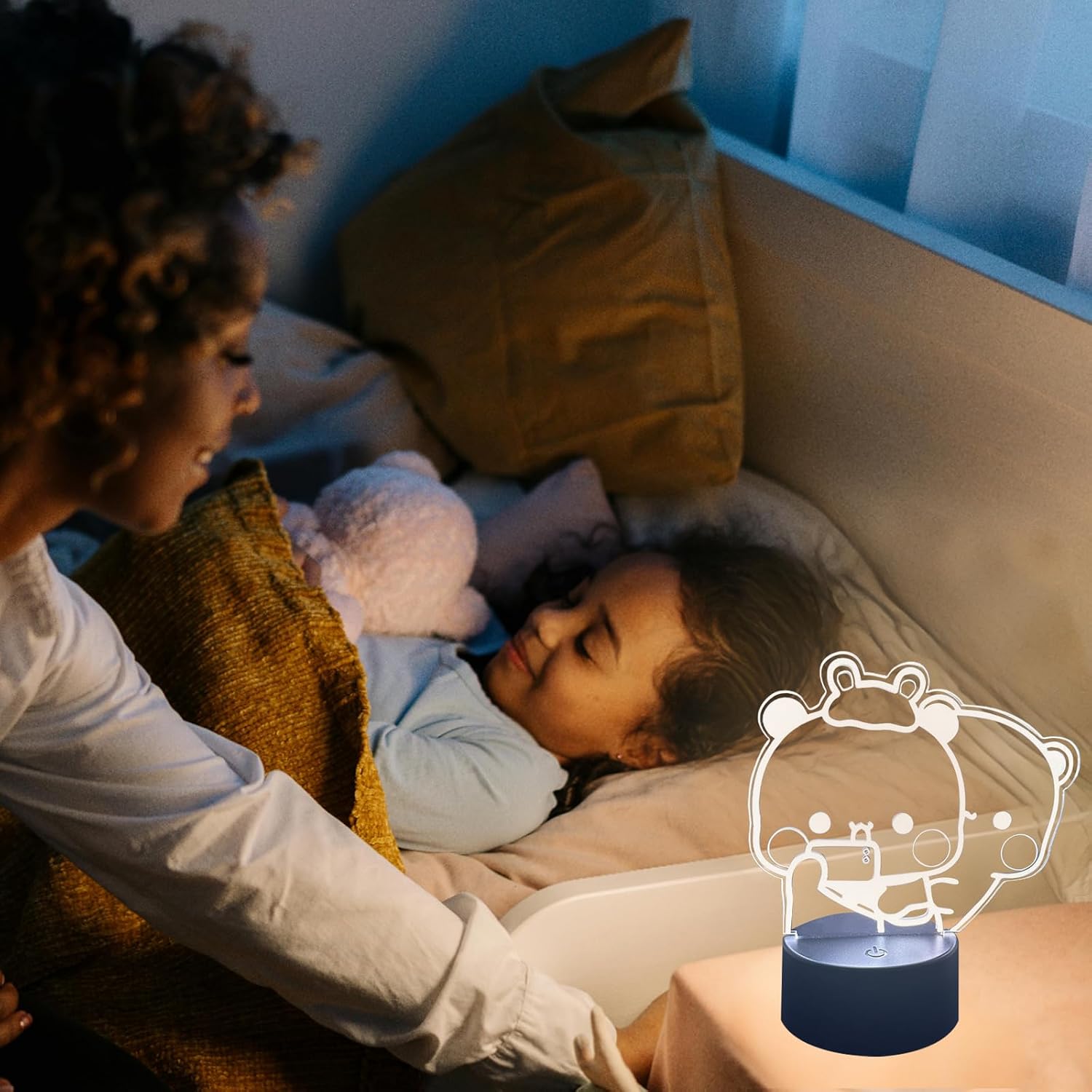 Detalle 2 de Scyagolila Bear-Shaped 3D Night Light