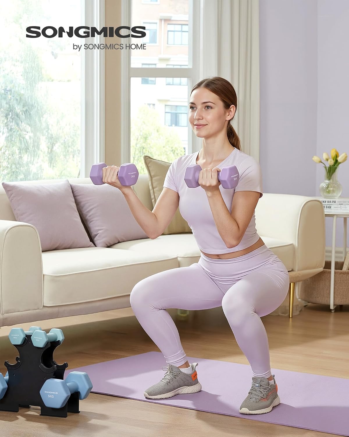 Detalle de SONGMICS Hantel-Set 9 kg Neopren