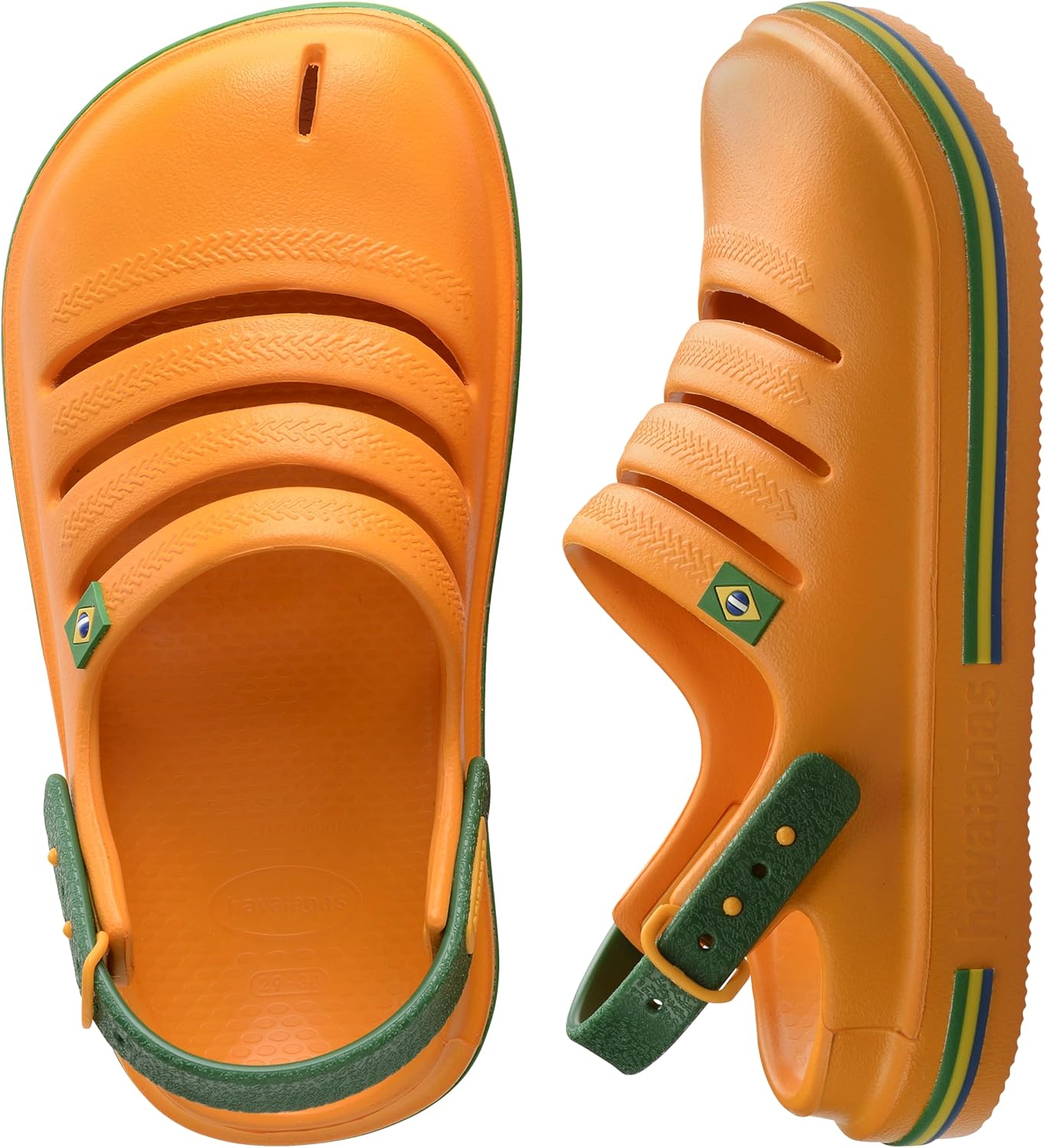 Thumbnail 4 de Havaianas Kids Clog Brasil : sabots enfant en PVC avec semelle en caoutchouc