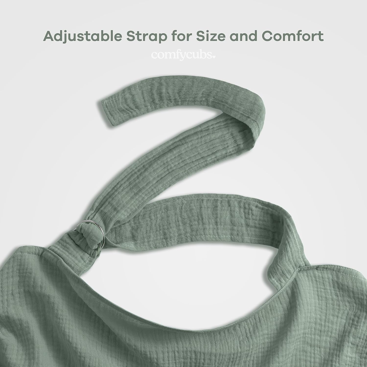 Thumbnail 2 de Comfy Cubs CC-421 Muslin Nursing Cover 2-Pack, 100% Cotton, Adjustable Neck Strap