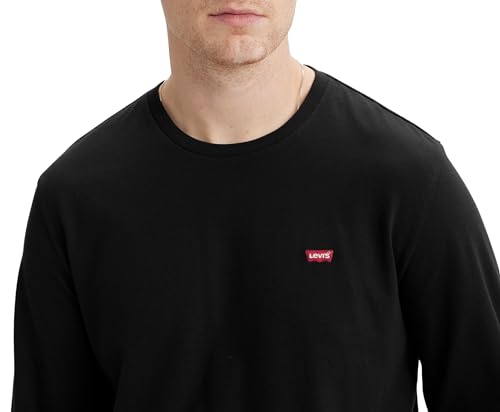 Thumbnail 5 de Levi's Long-Sleeve Original Housemark Tee, camiseta de manga larga para hombre, negra, talla L
