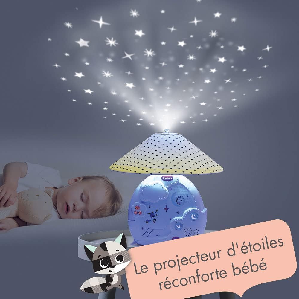 Thumbnail 1 de Tiny Love Mobile Projecteur 3 en 1 Magical Night – Mobile bébé noir et blanc, veilleuse et boîte à musique