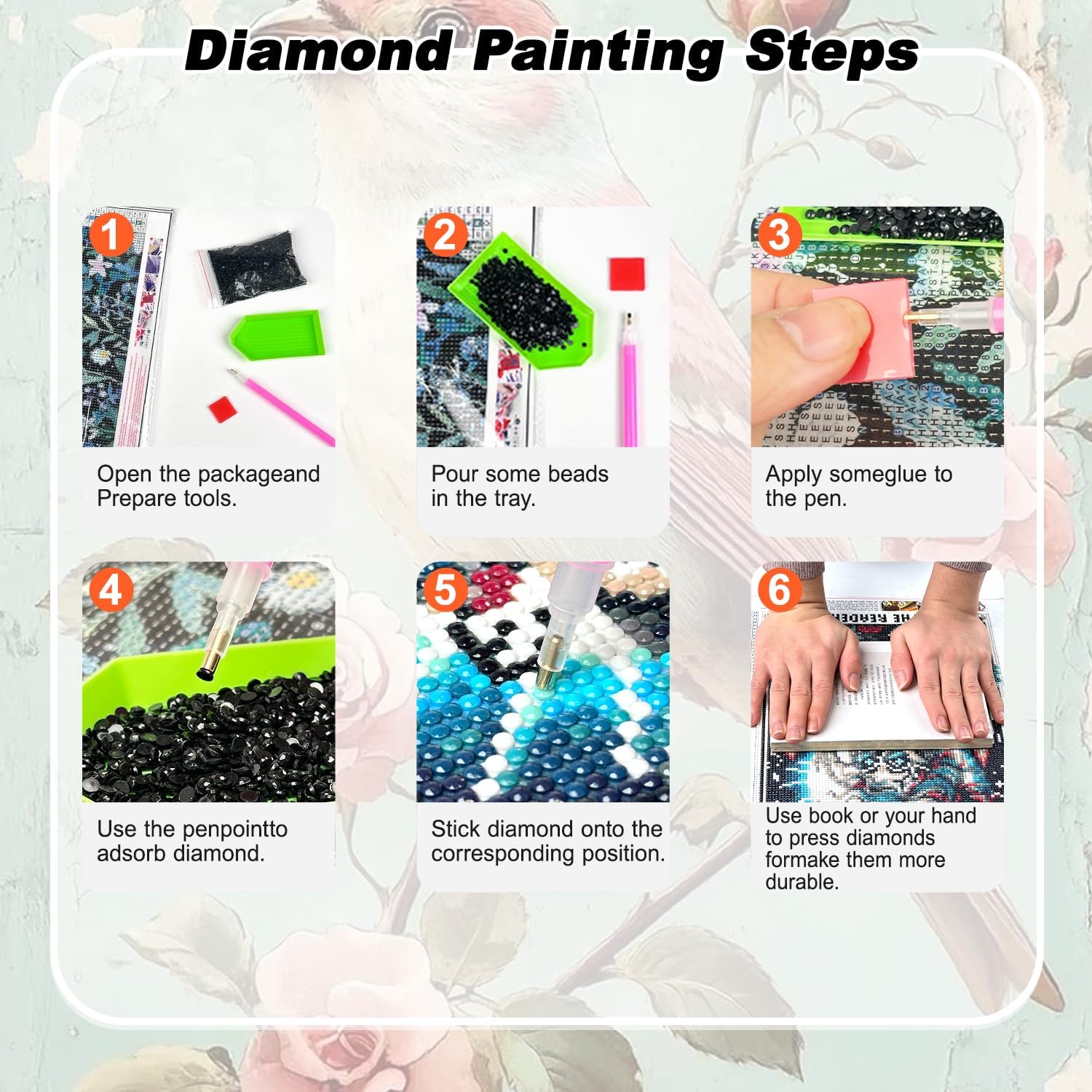 Detalle de YULIDECO Diamond Painting Kit 12×16 In