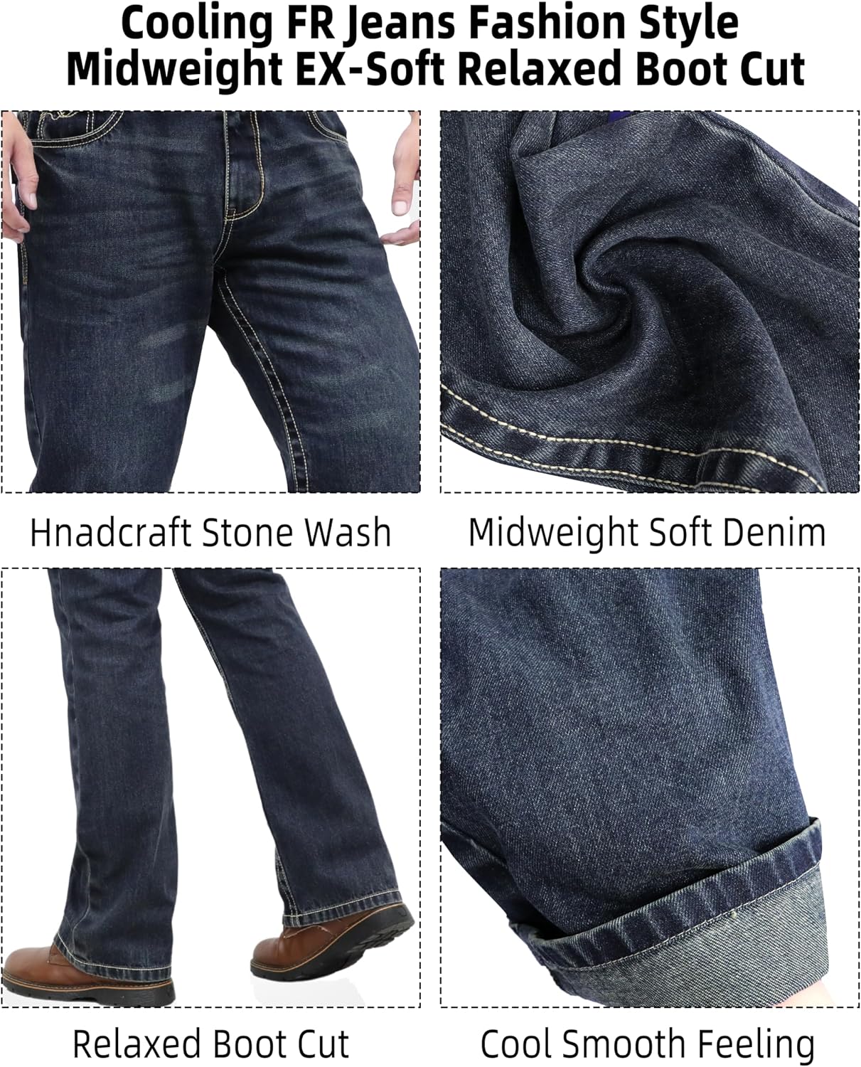 Detalle 2 de BOCOMAL FR Work Jeans 10oz