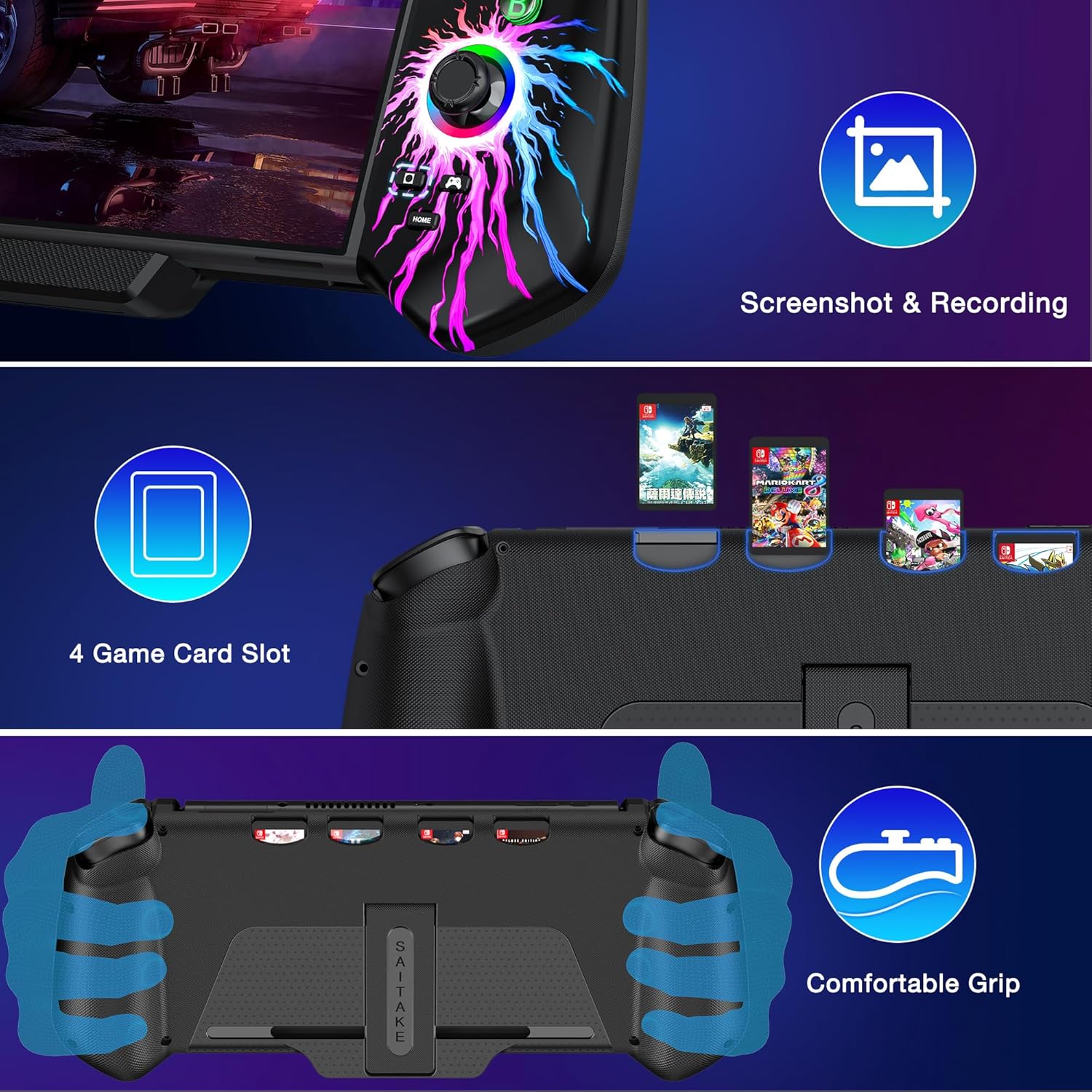 Thumbnail 6 de HELLCOOL Pro Controller for Switch OLED with Hall joystick