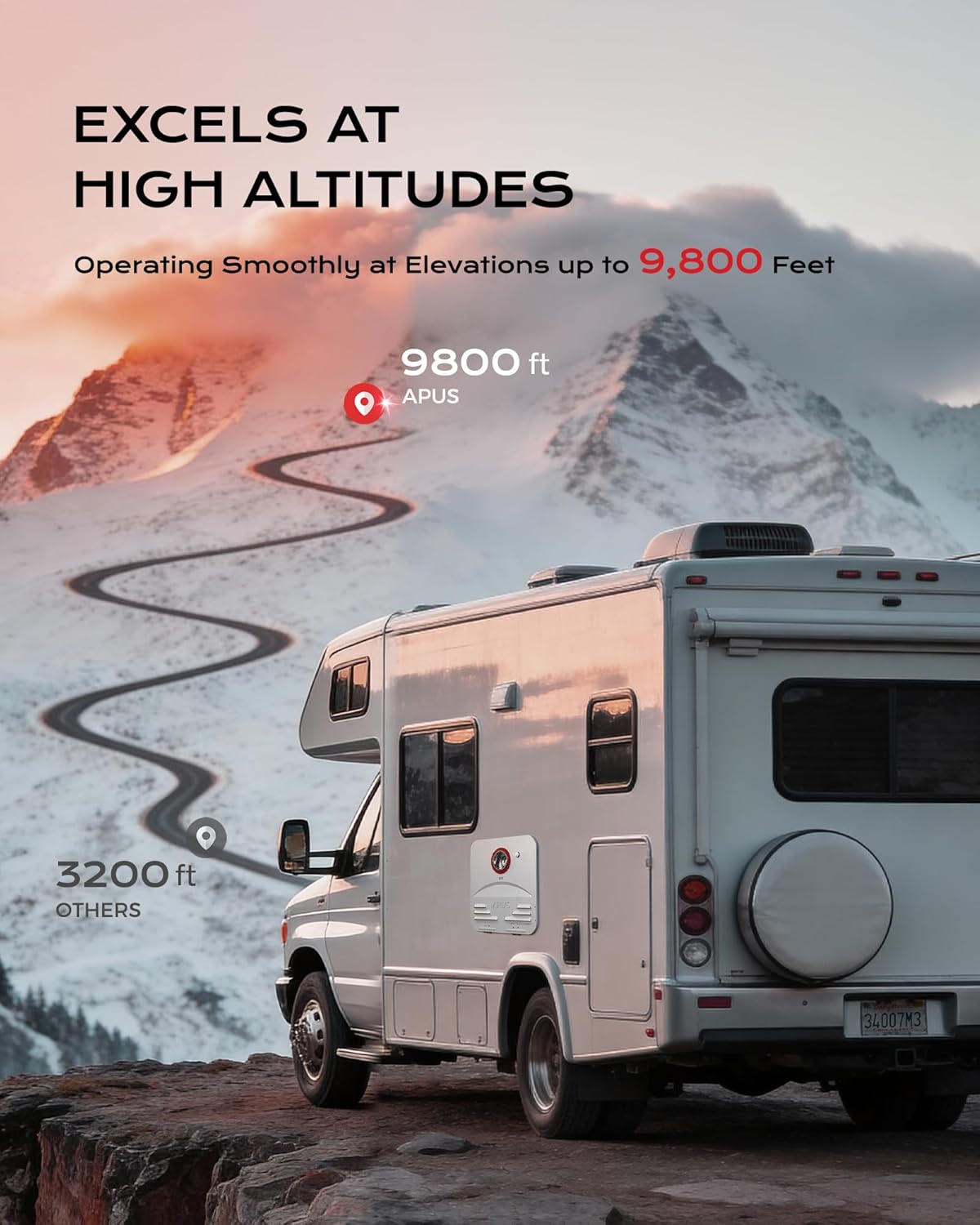 Thumbnail 6 de APUS RV Tankless Water Heater (68,000 BTU Propane) with Remote, 3.9 GPM, White Door — CSA Certified