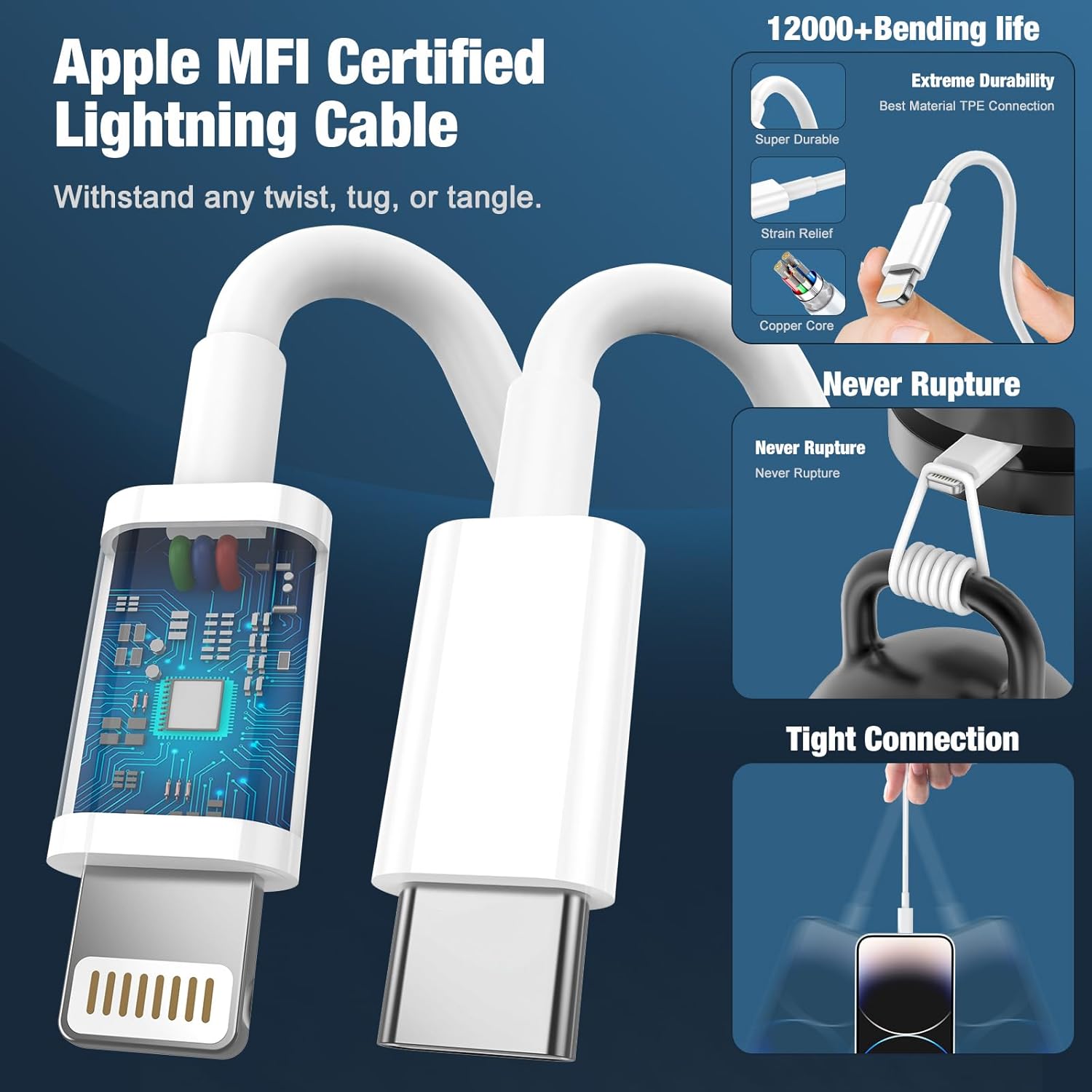 Thumbnail 1 de KTDRJN PD 20W Fast Charger 2-pack for iPhone 📱