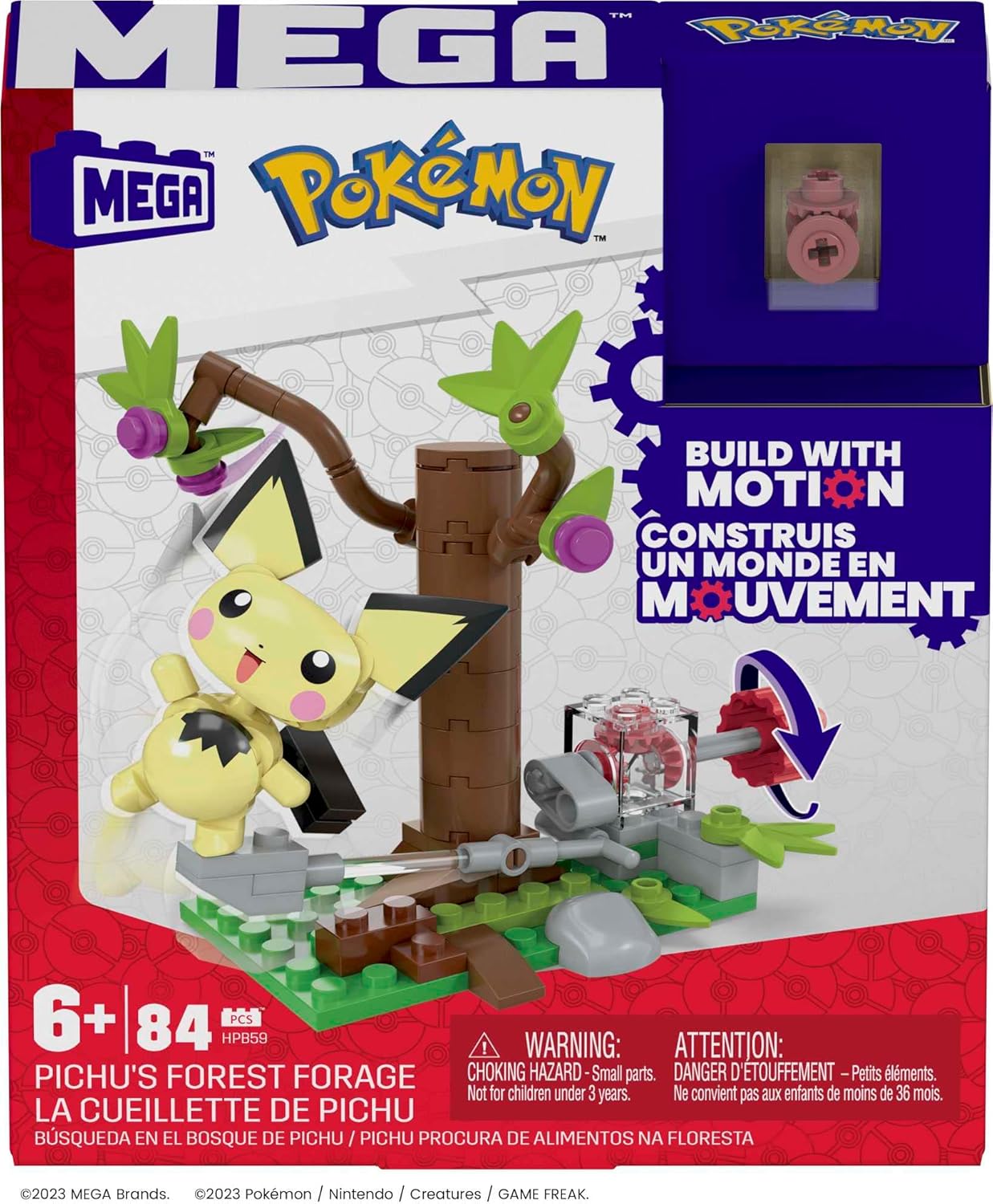 Thumbnail 6 de Mega Pokémon Pichu: Búsqueda en el Bosque, Juego de Construcción 🧩