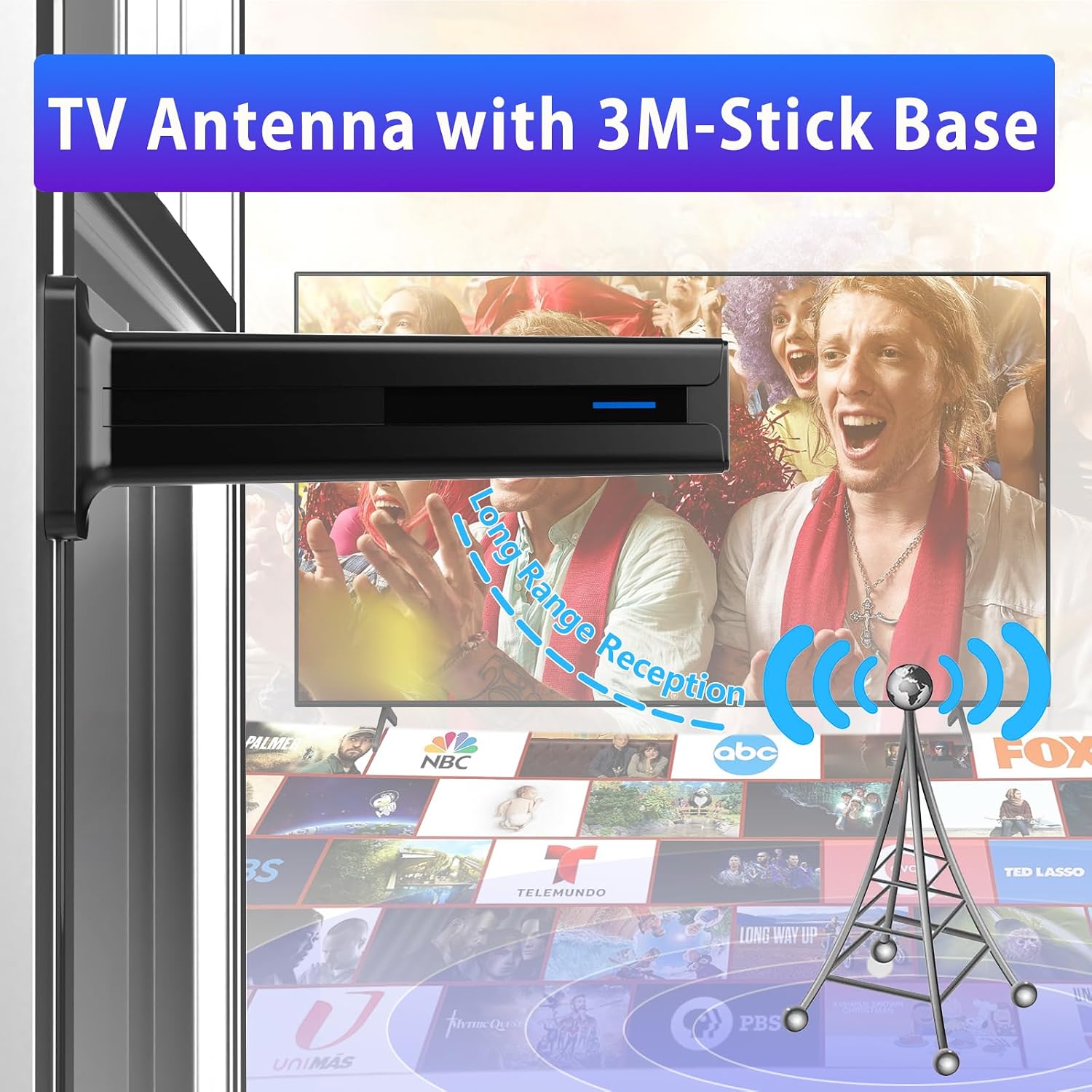 Thumbnail 4 de 2025 Digital Antenna for Smart TV — 360° reception