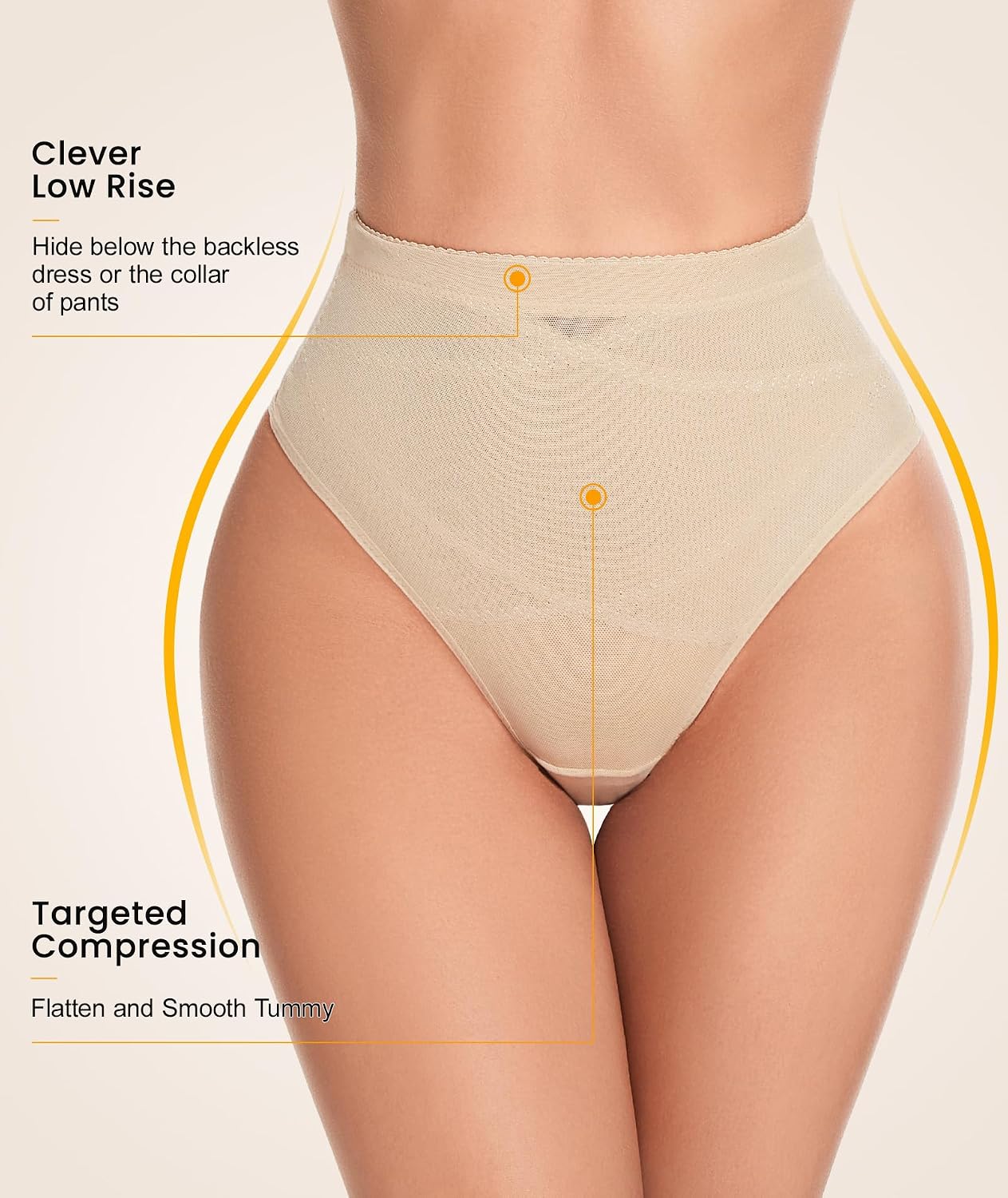 Thumbnail 2 de SIMIYA Thong Shapewear in Mesh