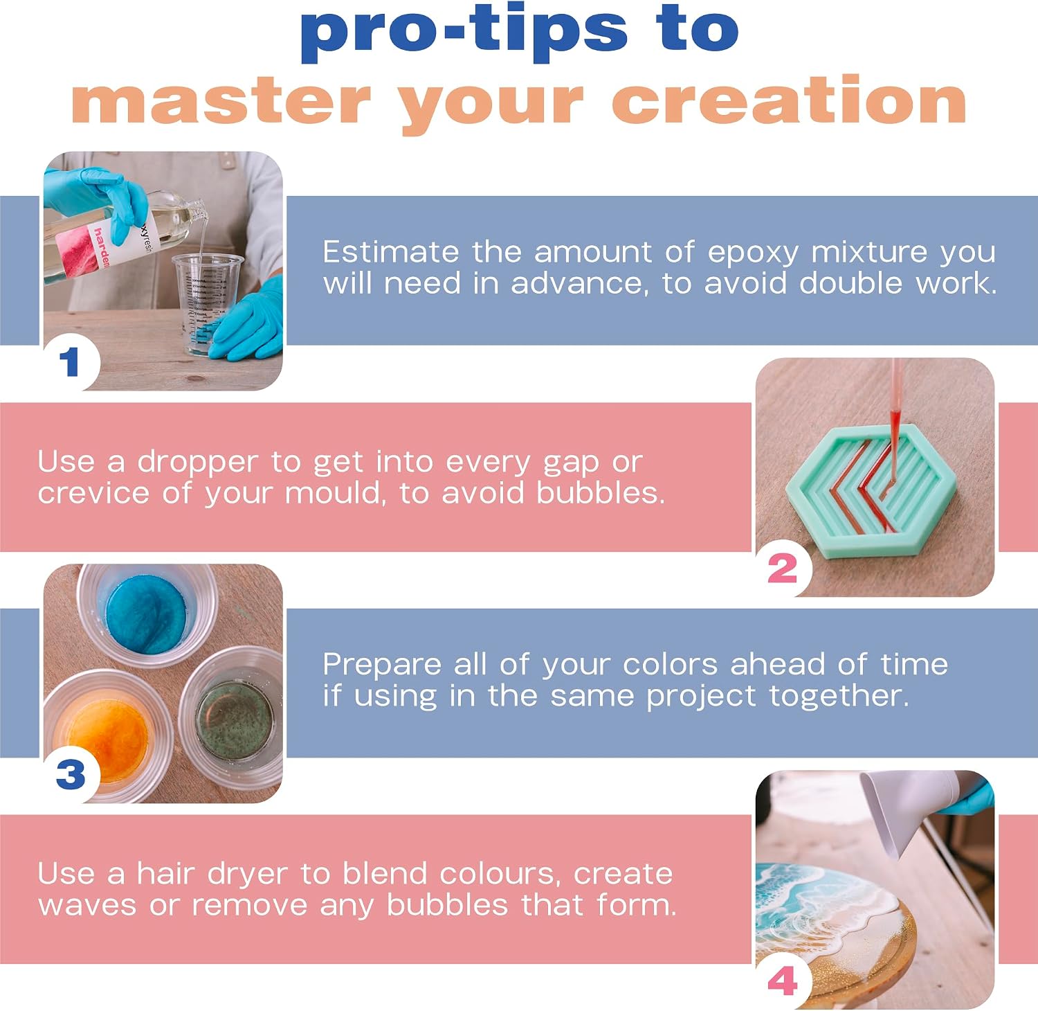 Thumbnail 5 de 1L Epoxy Resin Kit For Beginners | Deep Pour, UV Resistant, 35 Minute Work Time – UK