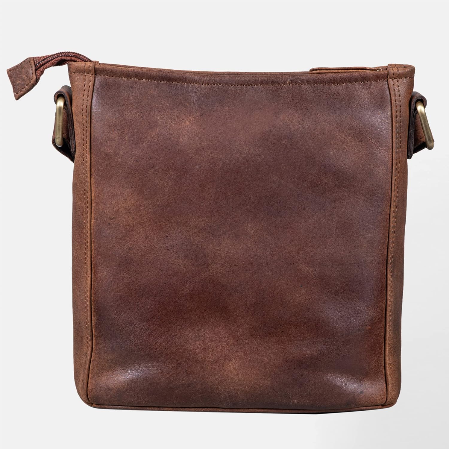 Thumbnail 1 de LEABAGS Leder Handtasche Damen „Milano“ – Umhängetasche aus echtem Leder für Arbeit, Uni & Freizeit