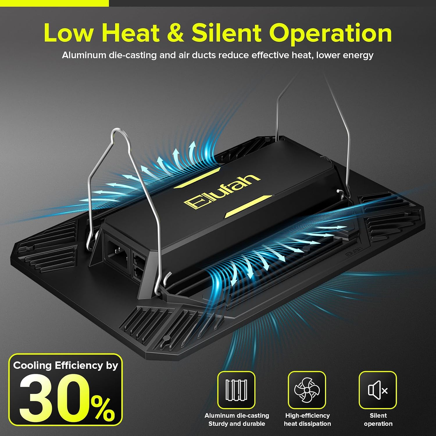 Thumbnail 6 de ELUFAH UAP1200 120W Full-Spectrum LED Grow Light, Dimmable