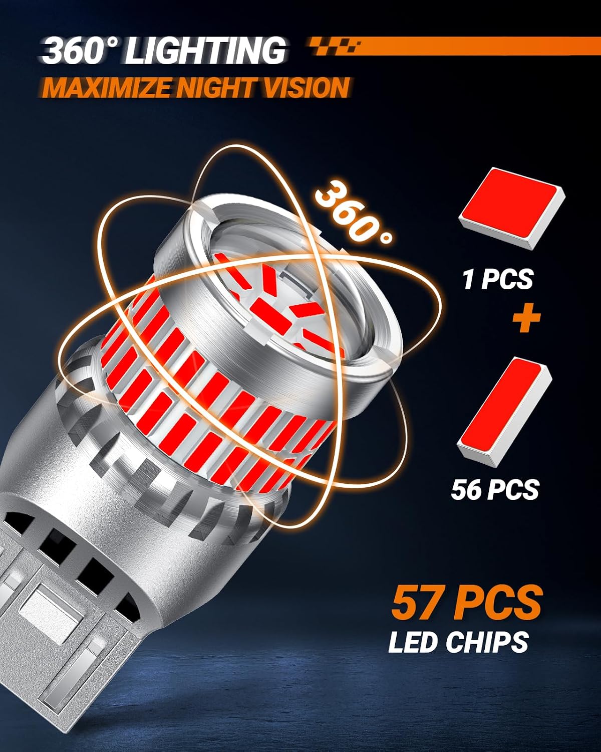 Thumbnail 6 de SEALIGHT LED brake light bulbs 7443