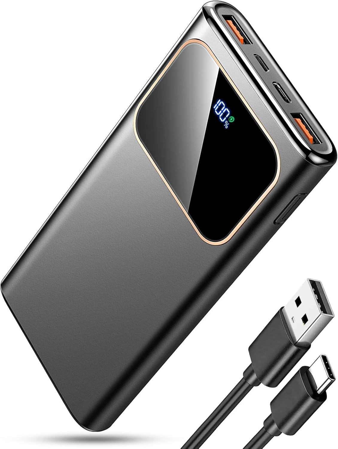 Detalle de Power Bank Fast Charging 10000mAh with 22.5W USB‑C & LED Display